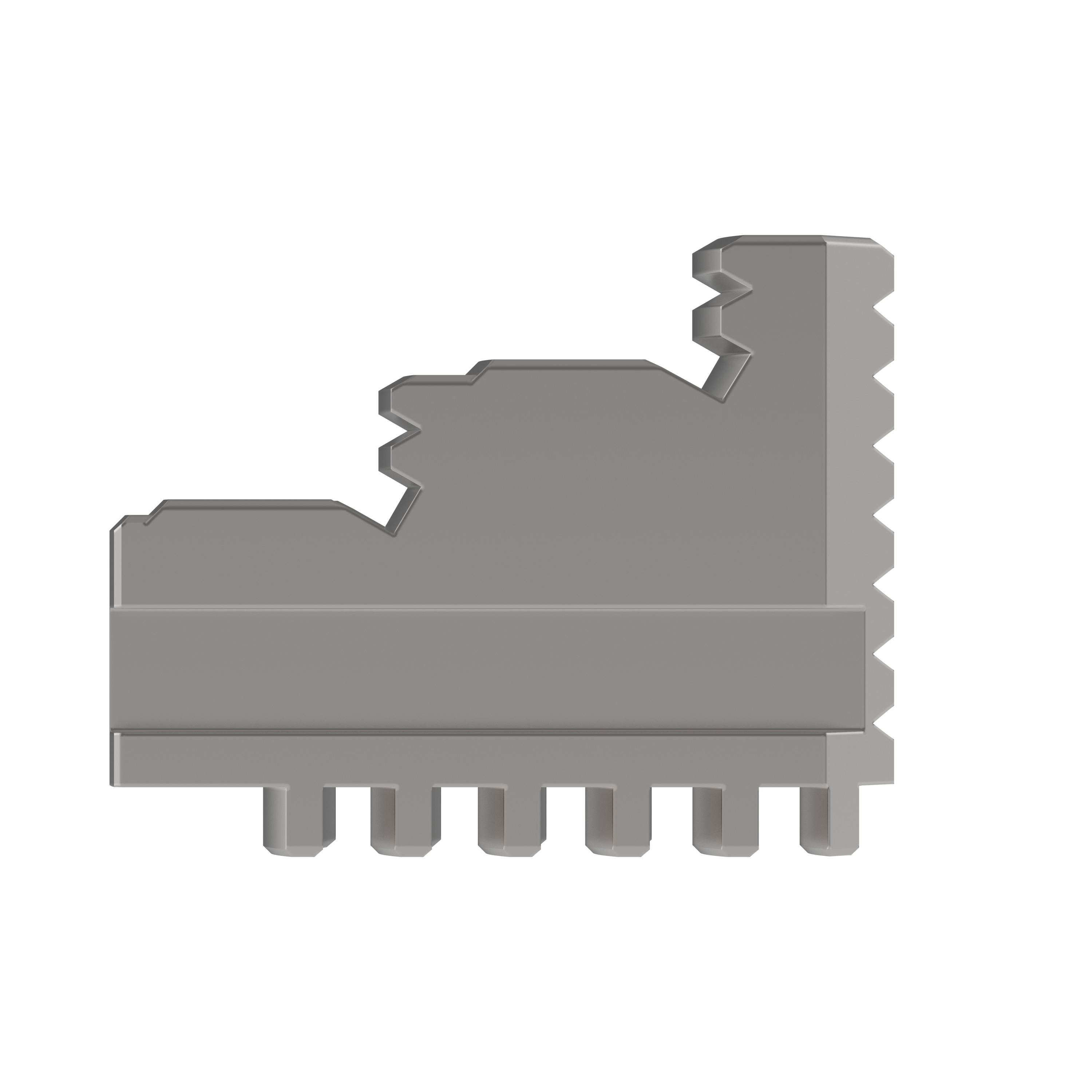 Gestufte Spannbacke Nr. B900500624 von rechts