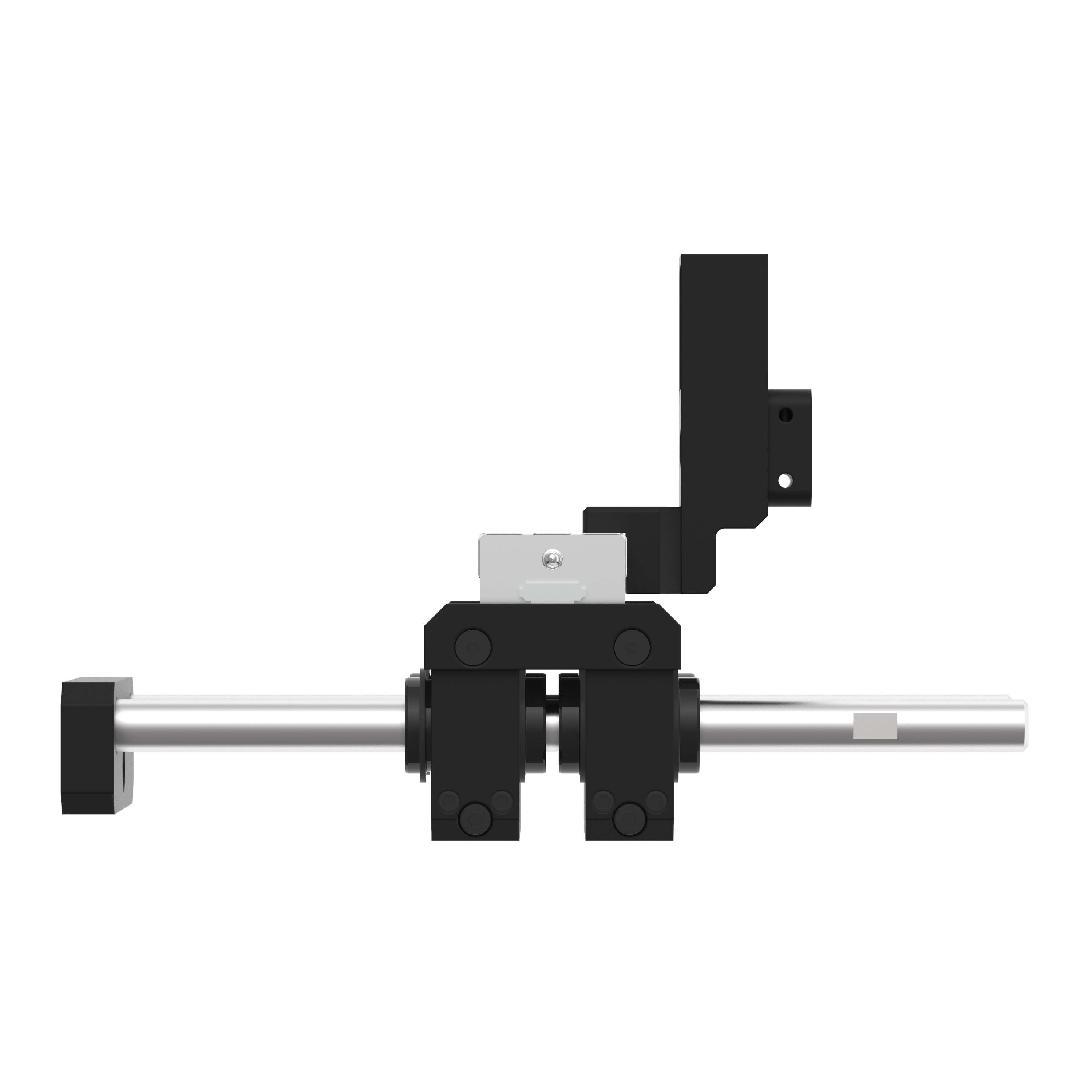 Kreuzschlitten mit Messmittelaufnahme für Rundlaufprüfgerät RPG Vorderansicht