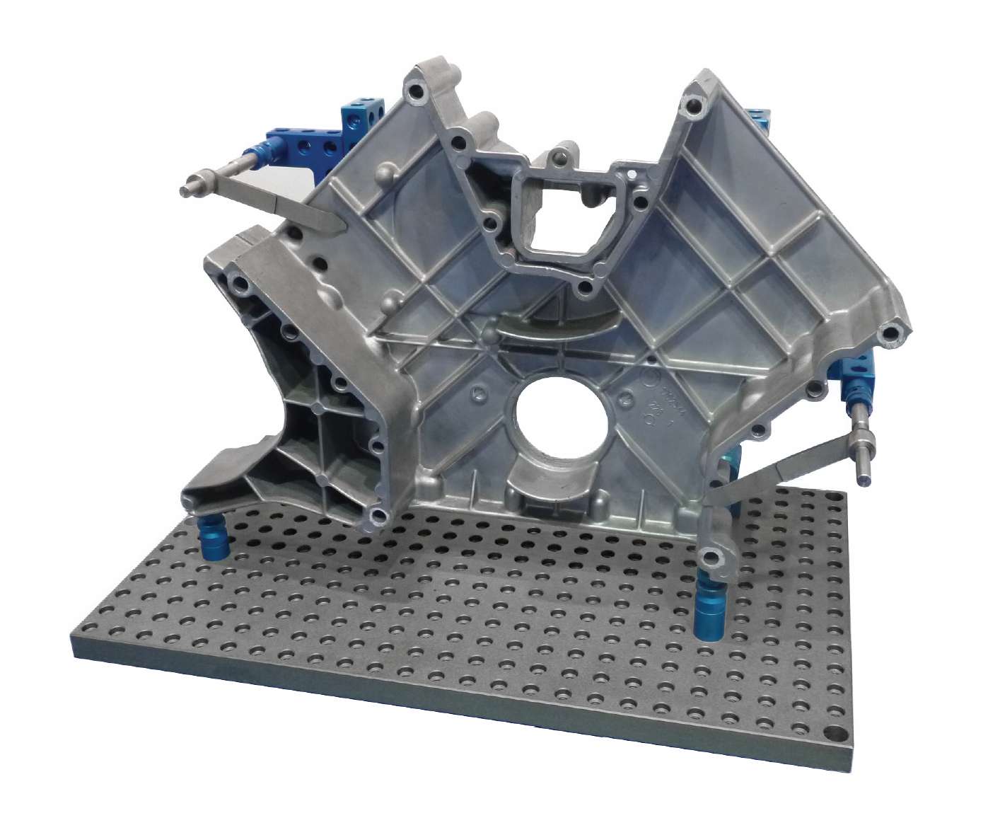 Aufbaubeispiel auf Palette ALUMESS.maxx 500 x 300 mm