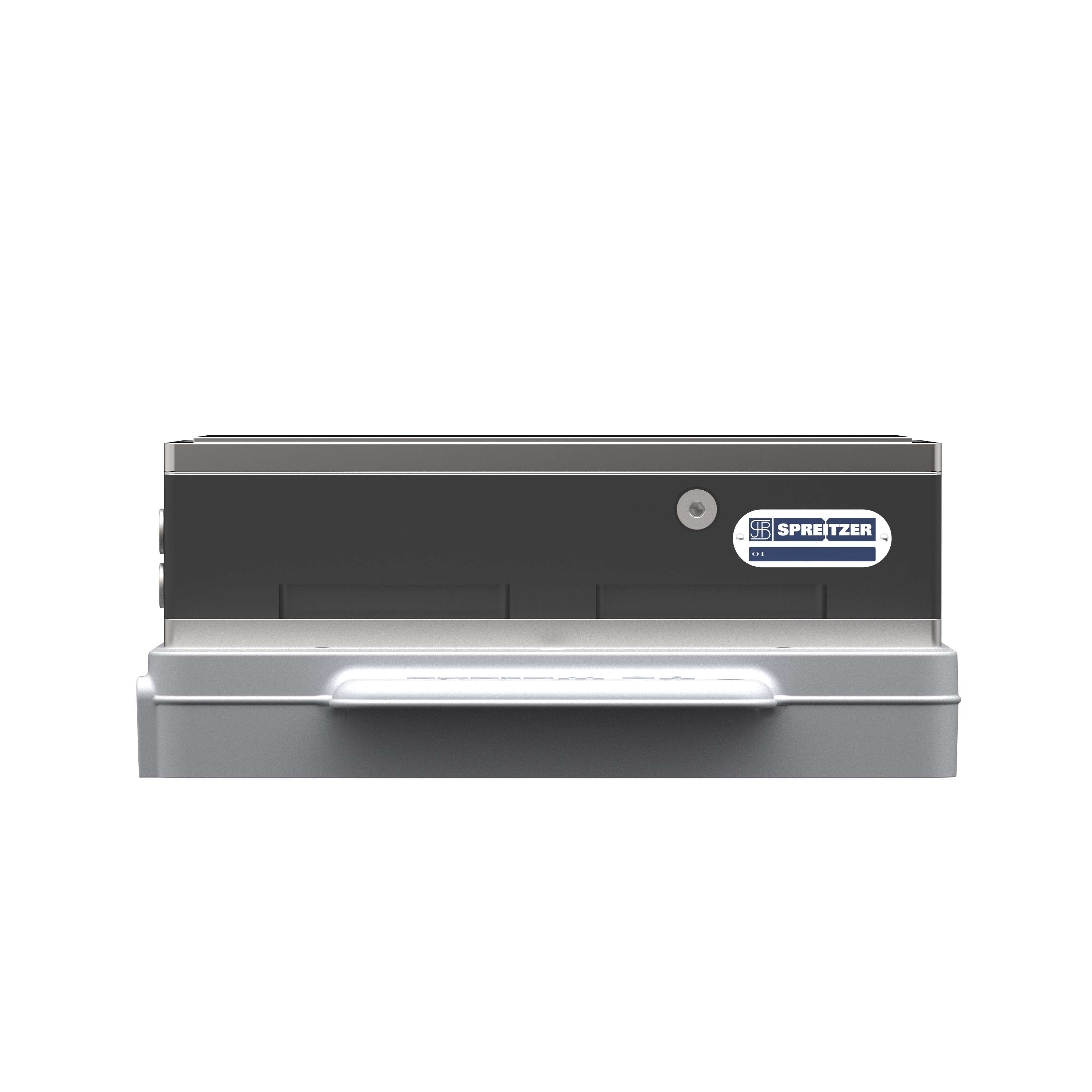 Gefrierspannplatte SPGF auf Dynafix Referenzsystem Vorderansicht