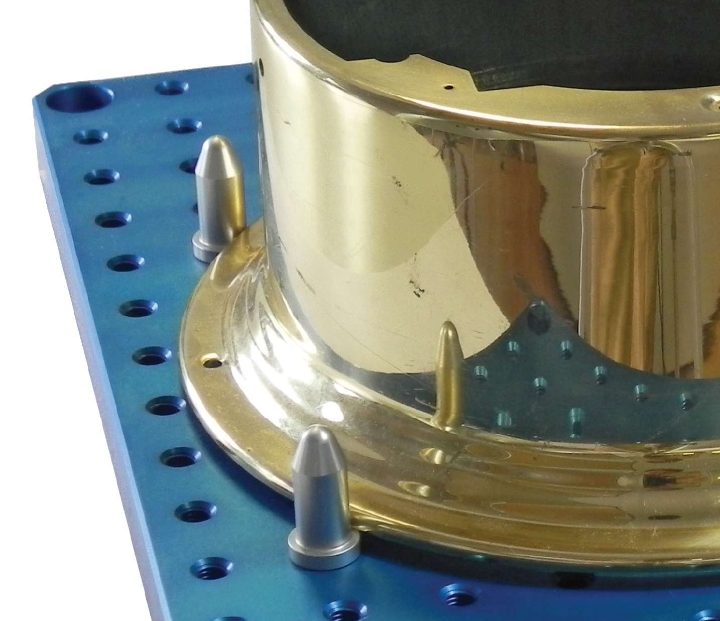 ALUMESS.junior Aufbaubeispiel Auflagebolzen auf Palette