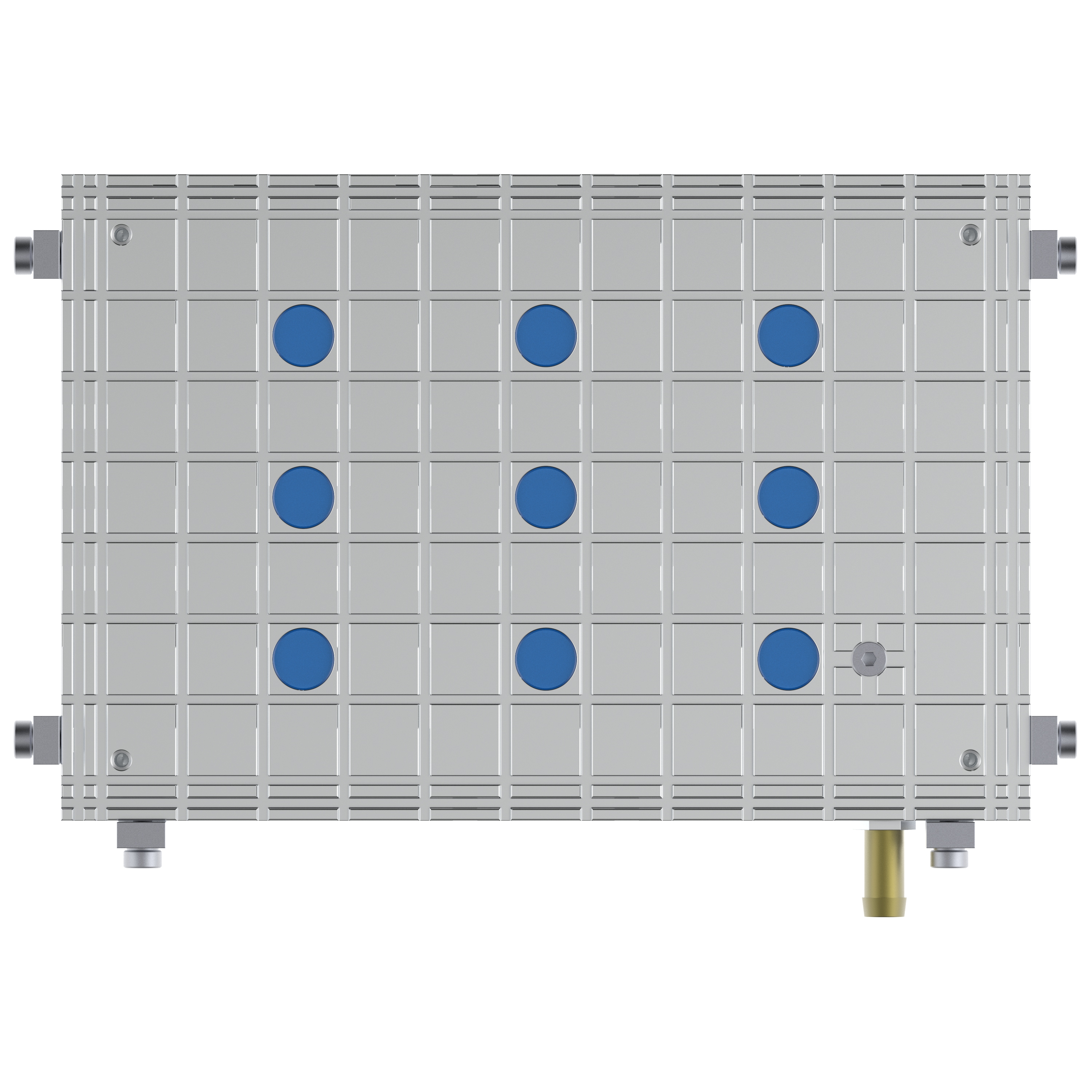 Vakuumplatte SPVPL MAR mit Reibinseln Nr. B900500129 von oben