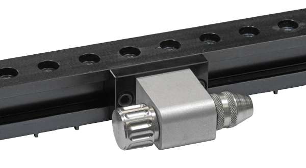 Aufbaubeispiel ALUMESS.optic Teilapparat für Führungsnut