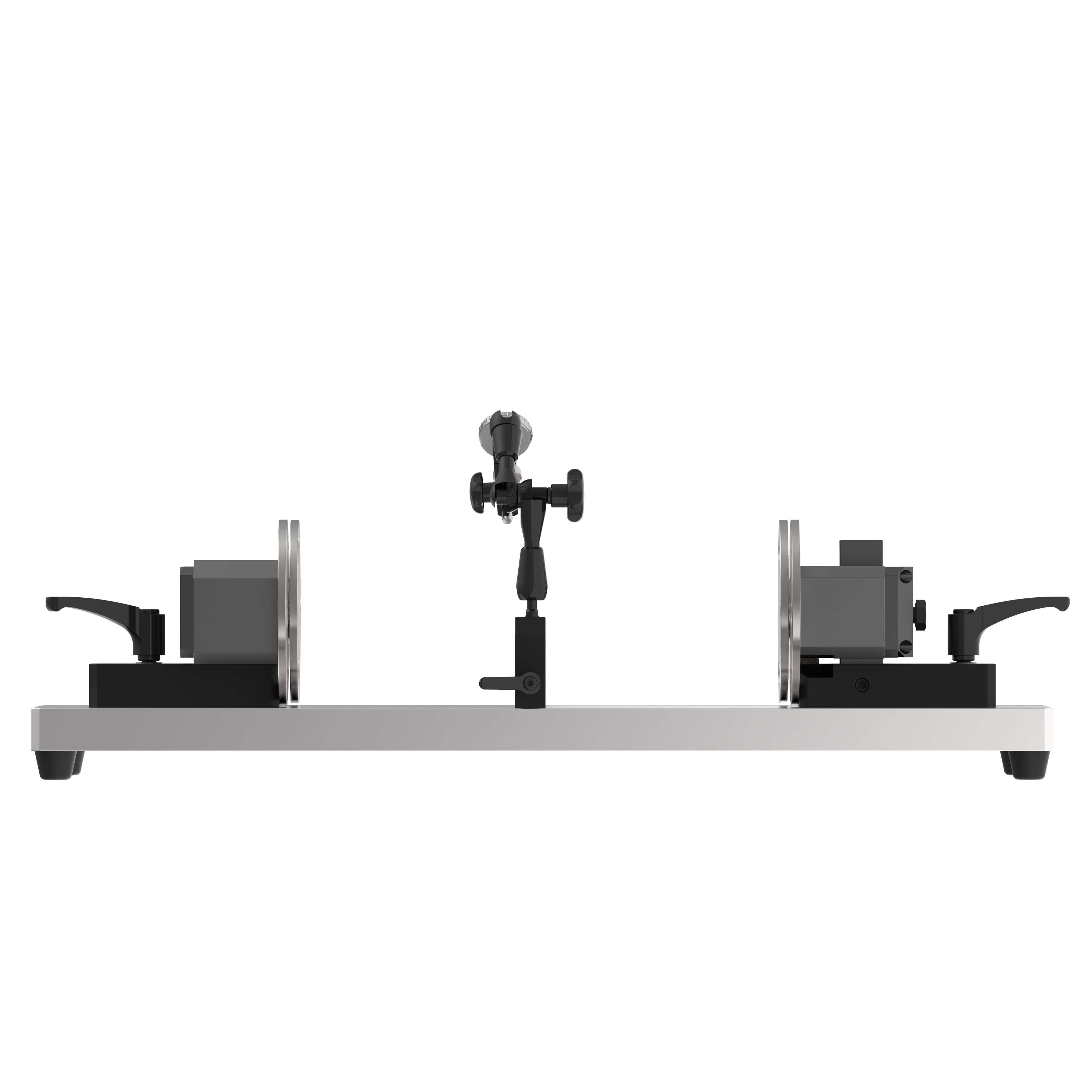 Rundlaufprüfgerät RPGR 600 mit Abrollböcken von rechts