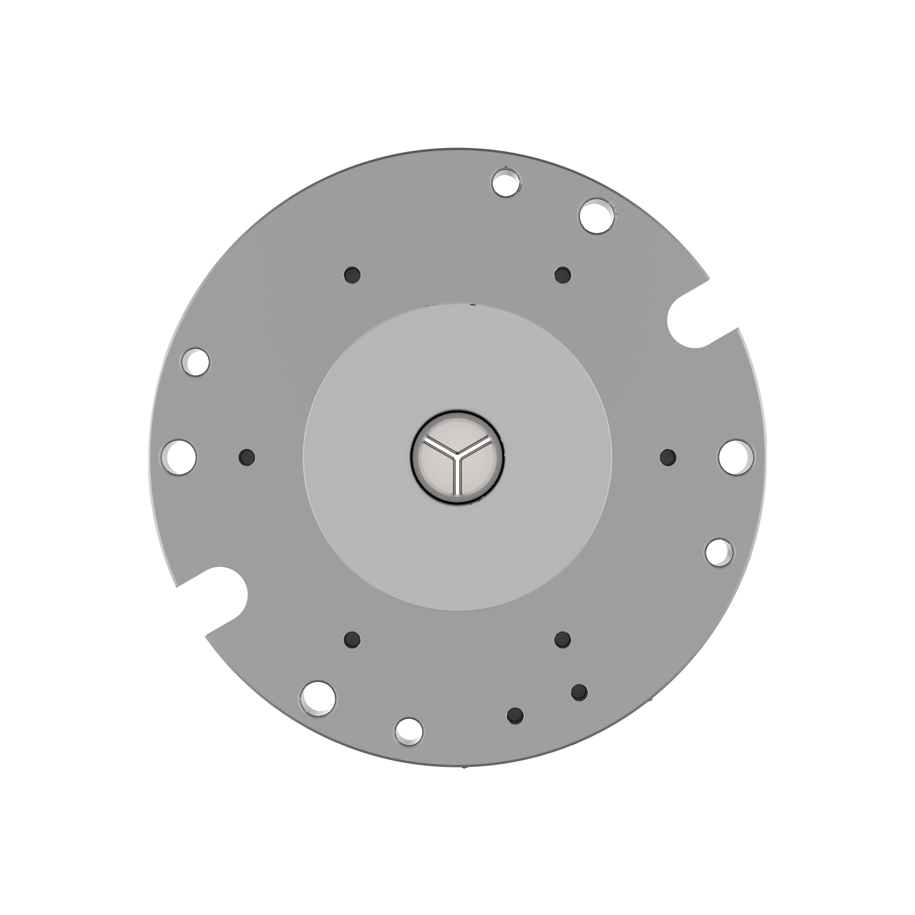 Dreibackenfutter DBF-PQ 152 von unten