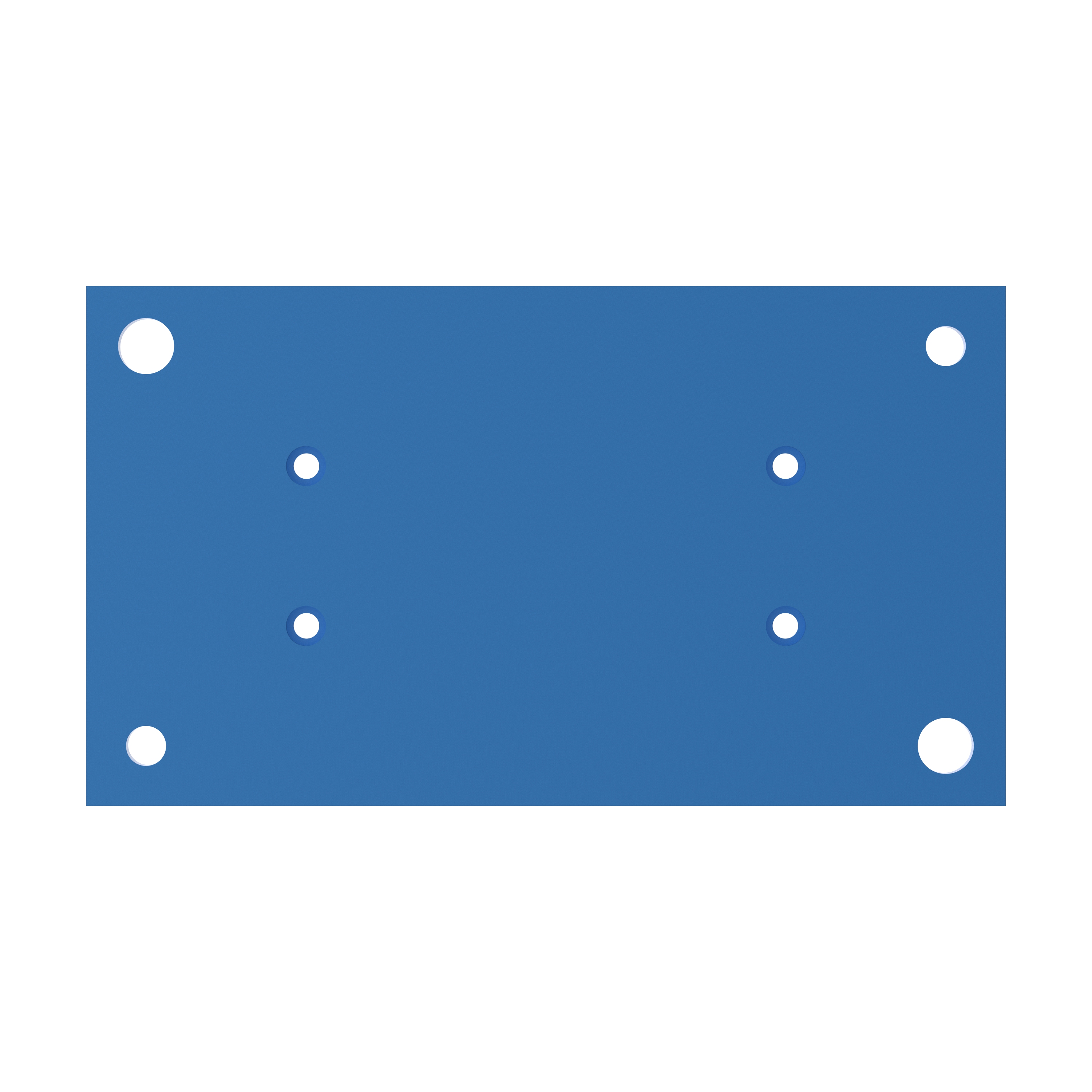 ALUMESS.maxx Grundplatte 230 x 130 x 12 mm von oben