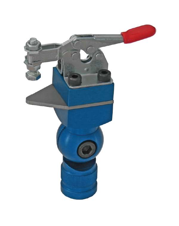 ALUMESS.maxx Kniehebelspanner mit Gelenkaufnahme und Zwischenplatte