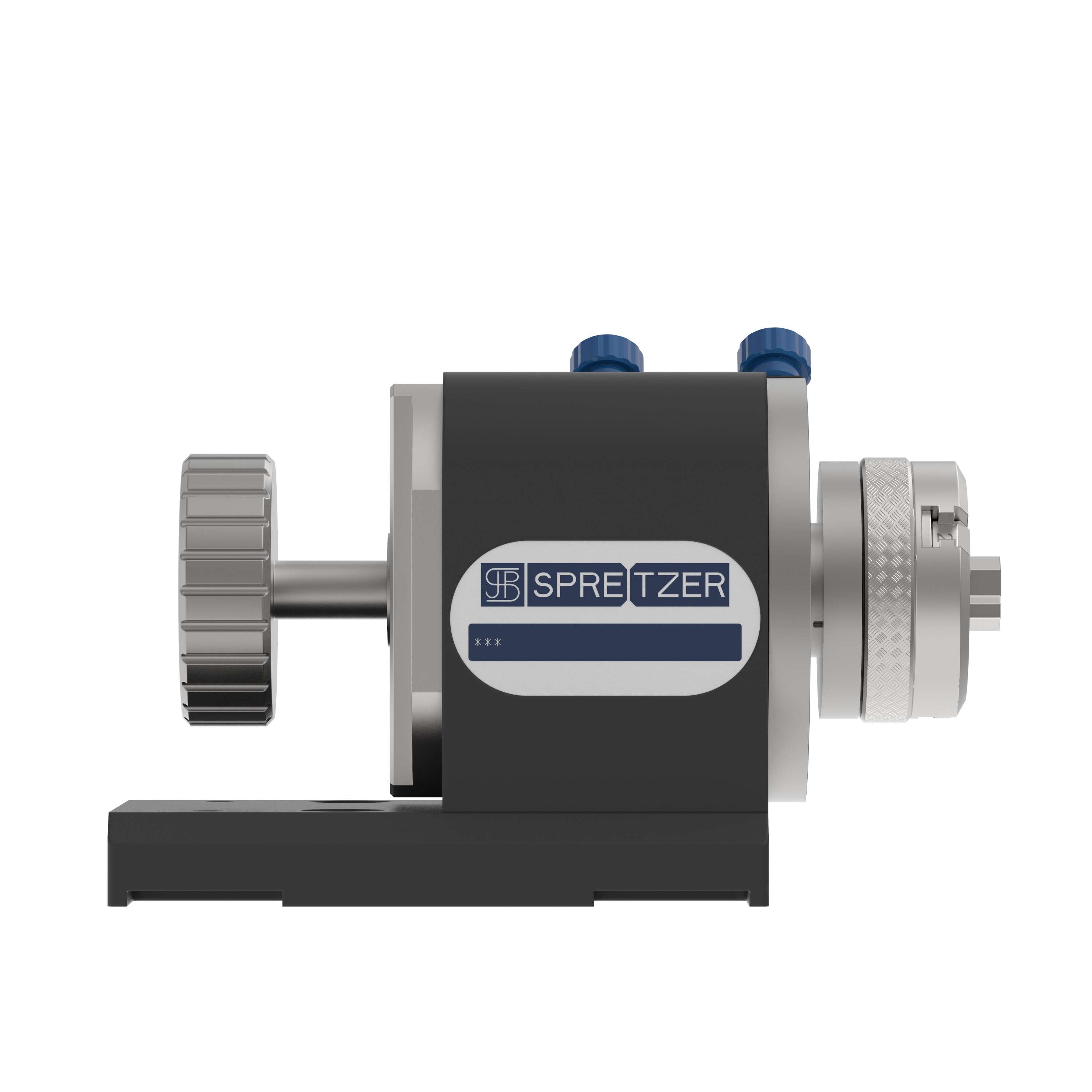 Präzisionsdreheinheit PDE micro von links