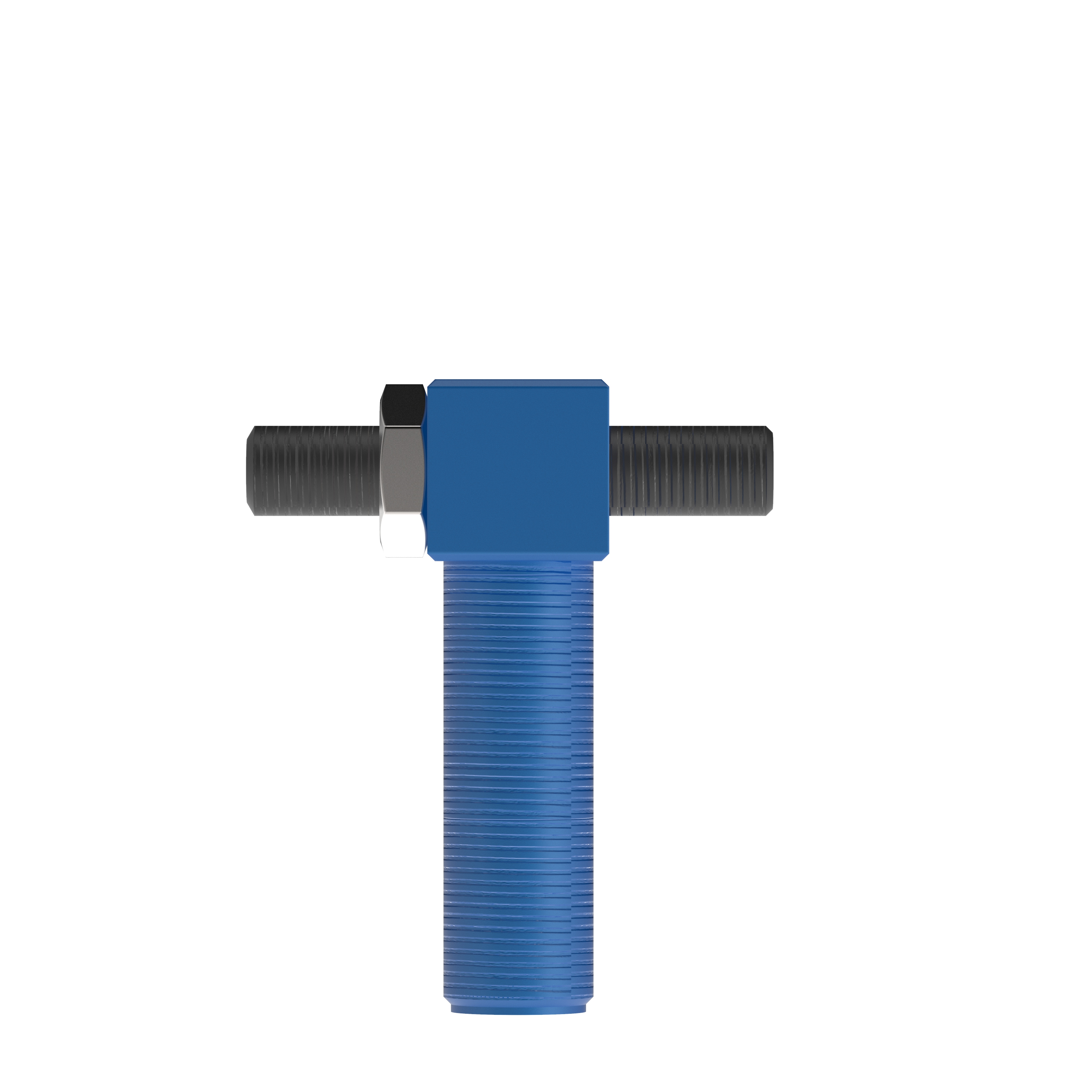 Spreitzer-5-Alumess-Spannsysteme-Maxx-Auflage-Positionierelemente-Anschlag-M10-B501500028-2-Vorne-1810 ALUMESS.maxx Anschlag mit Feingewinde Nr. B501500028 Vorderansicht