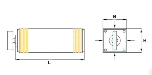 Maße Permanent Magnetspannblock SP-PMB