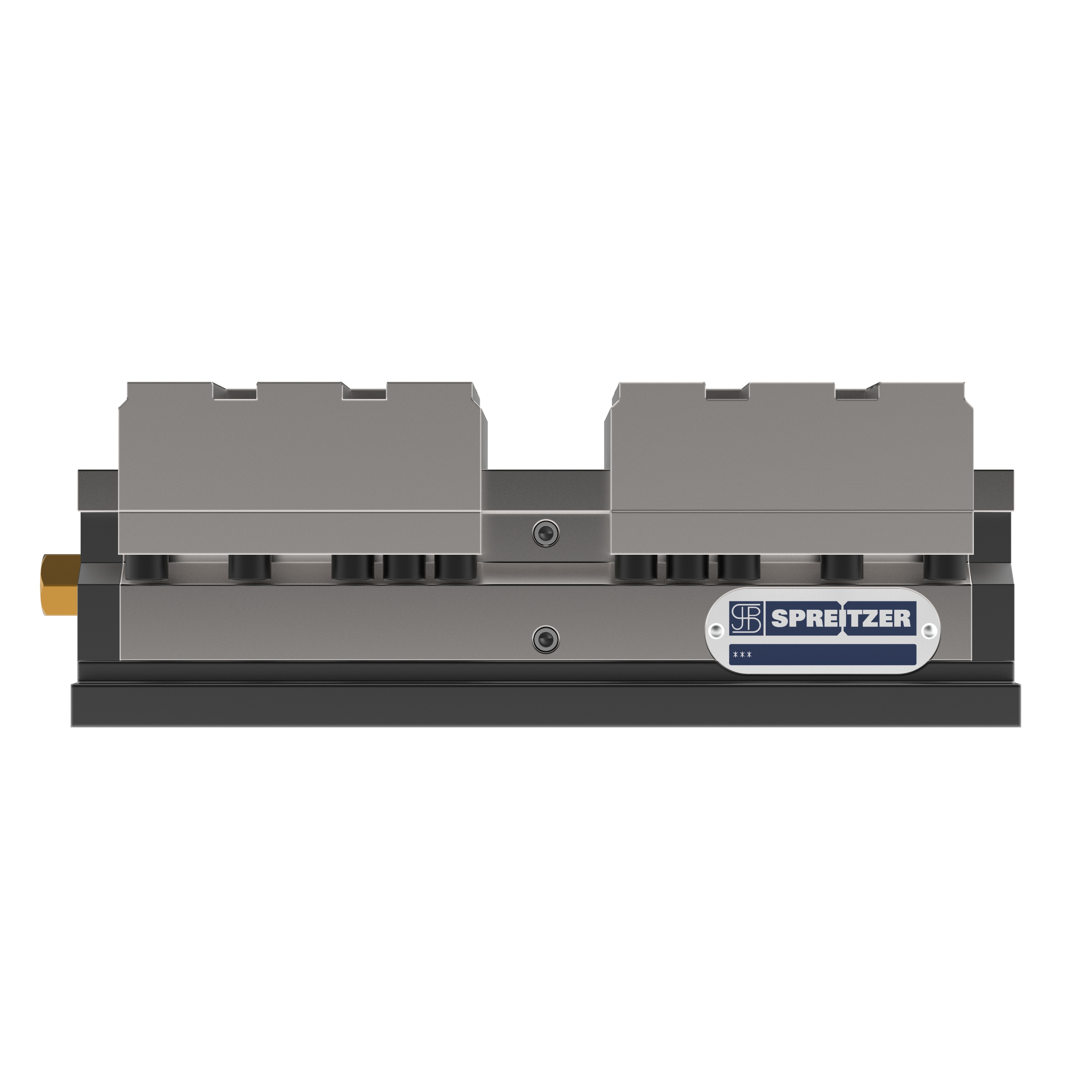 Zentrischspanner MZC 220-80 E ohne Stufen-Wendebacken Vorderansicht