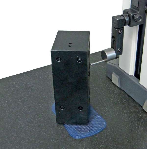 Anwendung ALUMESS Stick-Pad am Messplatz