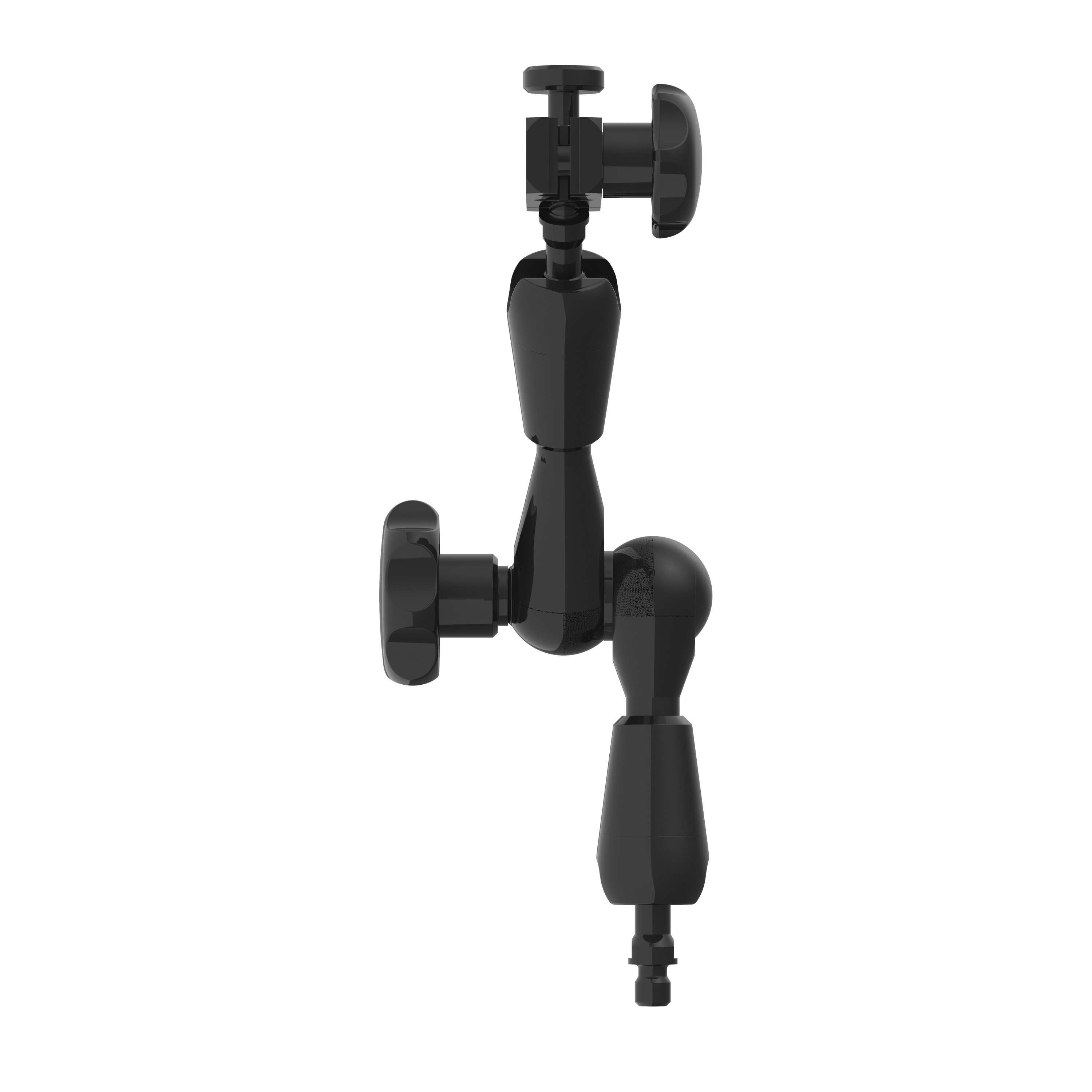 Gelenkarm mit Messmittelaufnahme für Rundlaufprüfgeräte RPG-RPG AL-RPG mini 130mm von links