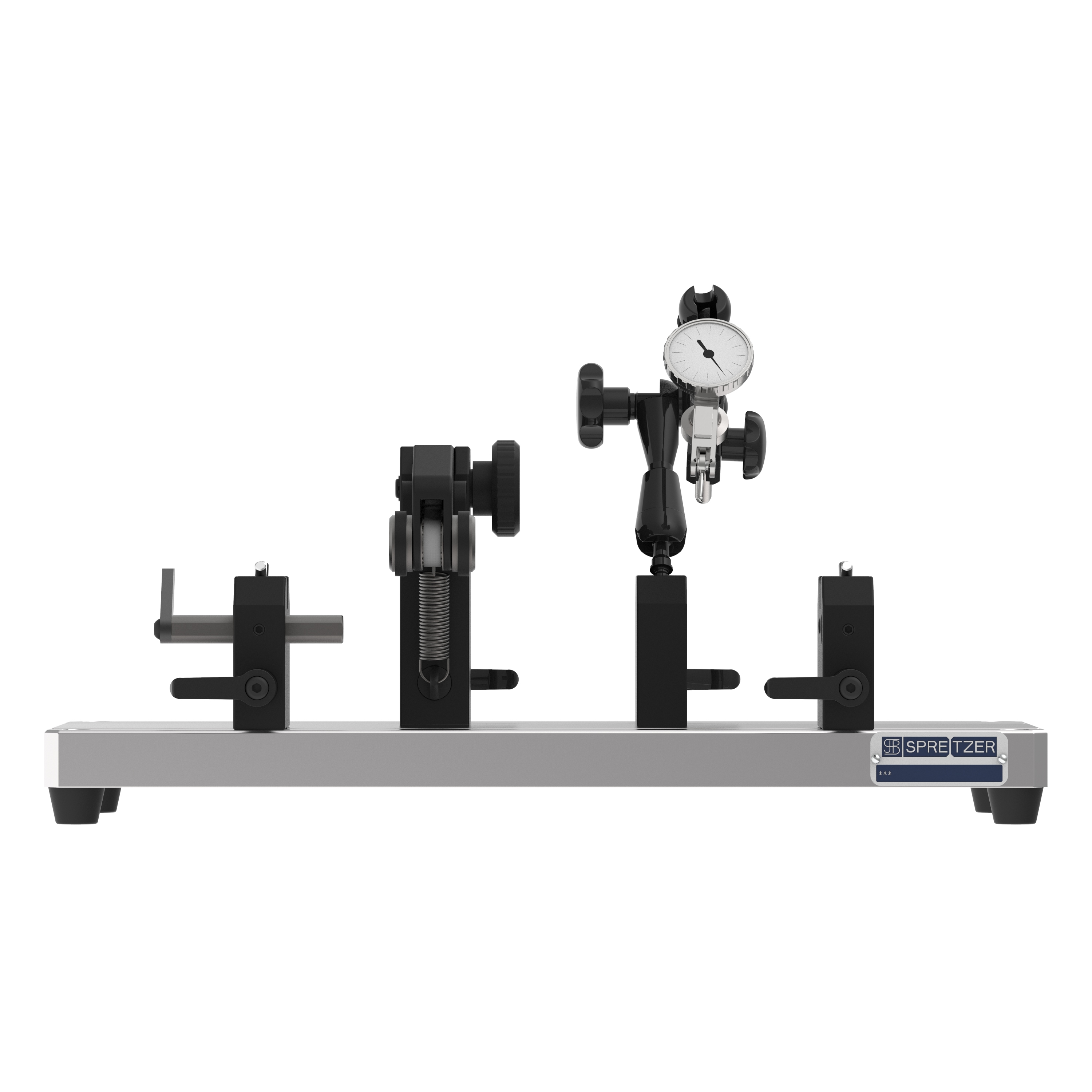 Rundlaufprüfgerät RPGP mit Auflageprismen