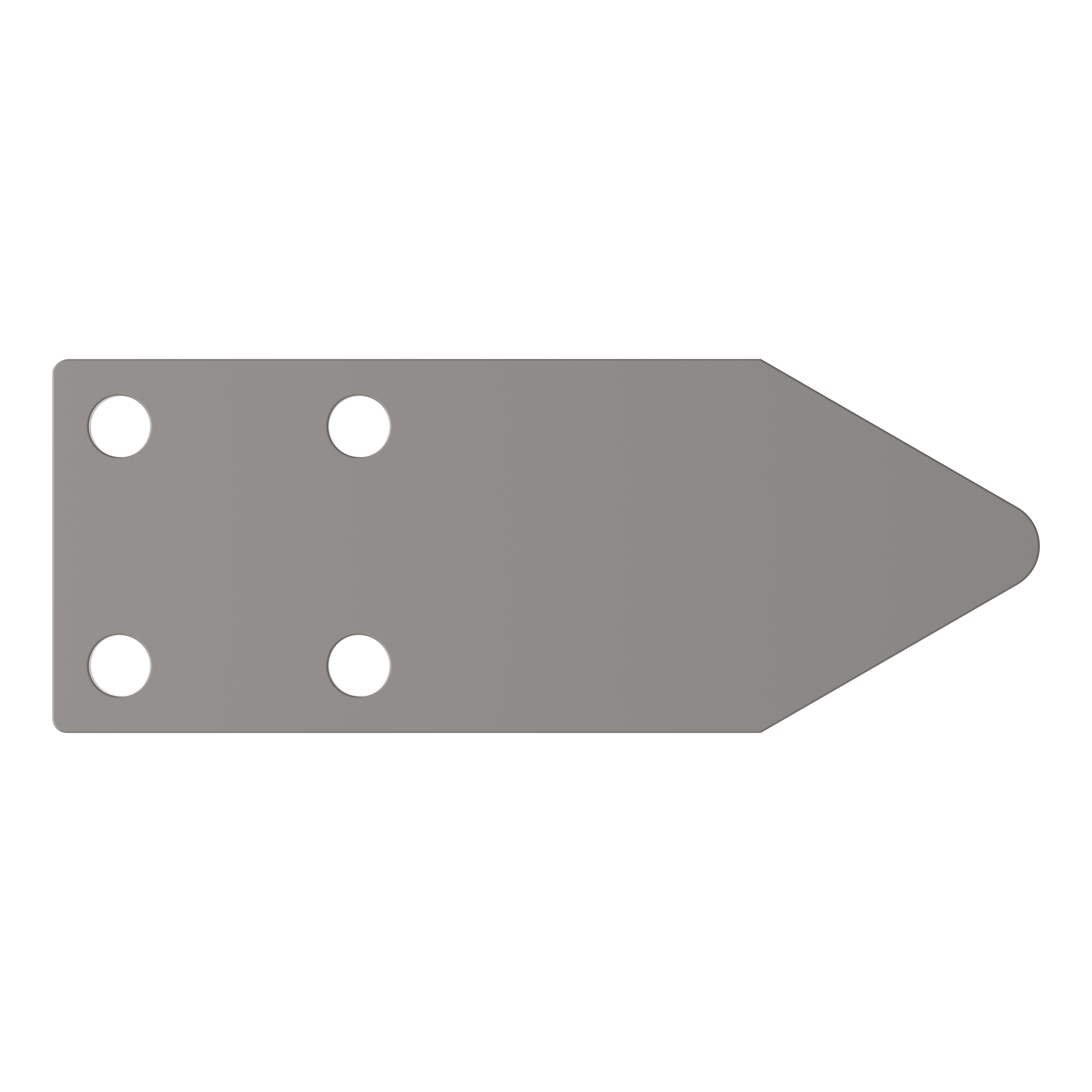 ALUMESS.maxx Auflageplatte von oben