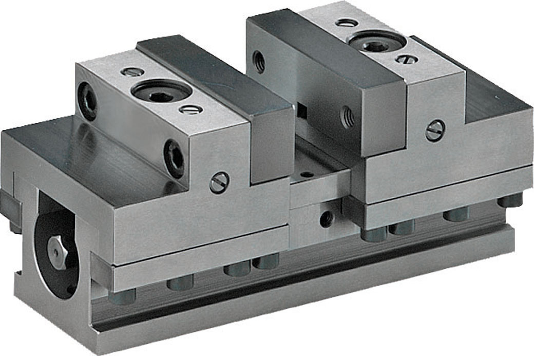 Mechanischer Zentrischspanner MZS Ausführung B mit weichen Spannbacken
