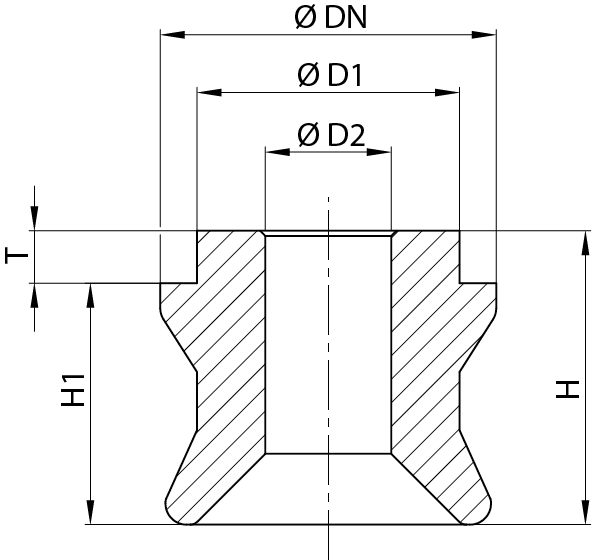 Maße Spannzapfen für mechanische Spanneinheiten ZPS 10 und ZPS 20