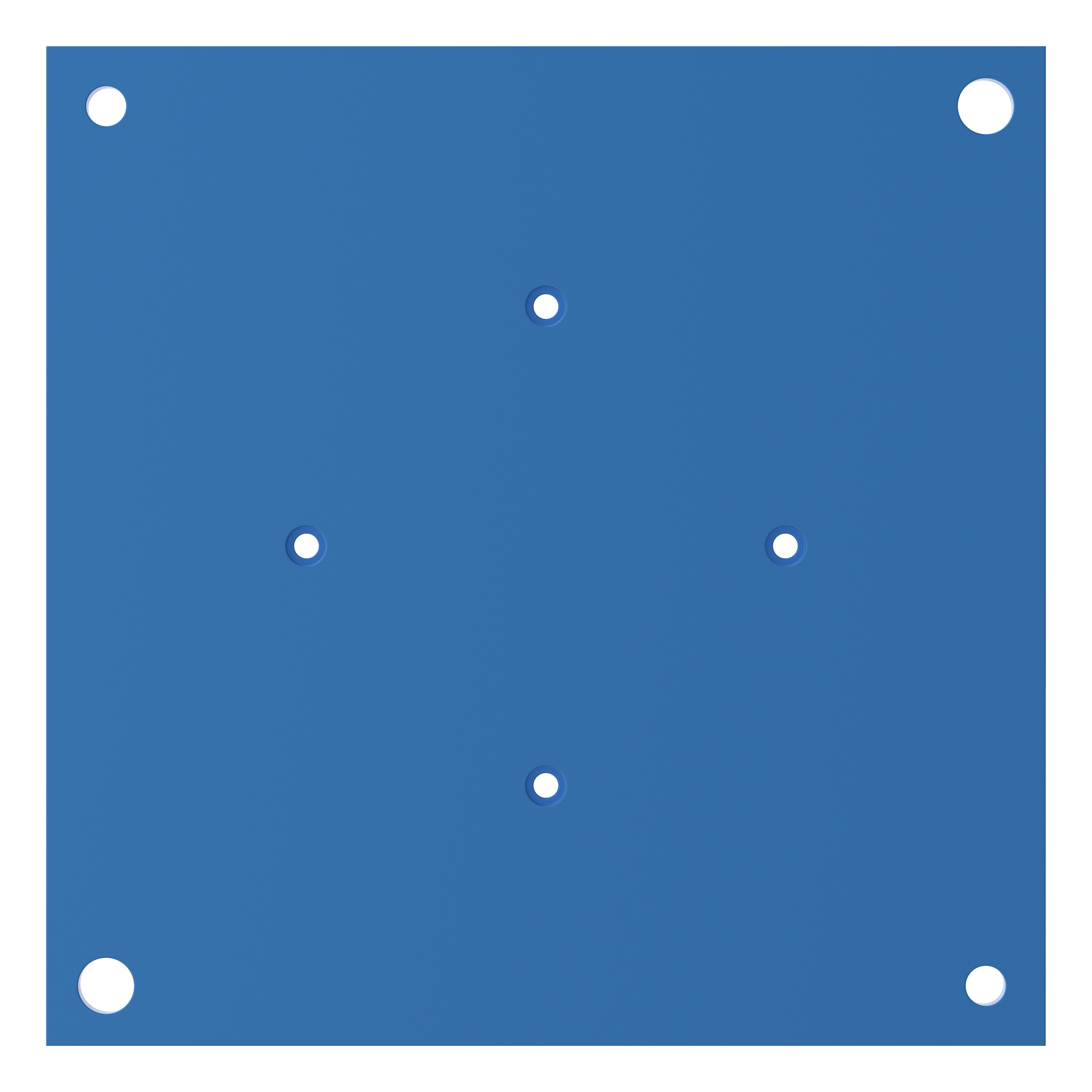 ALUMESS.maxx Grundplatte 250 x 250 x 12 mm von oben