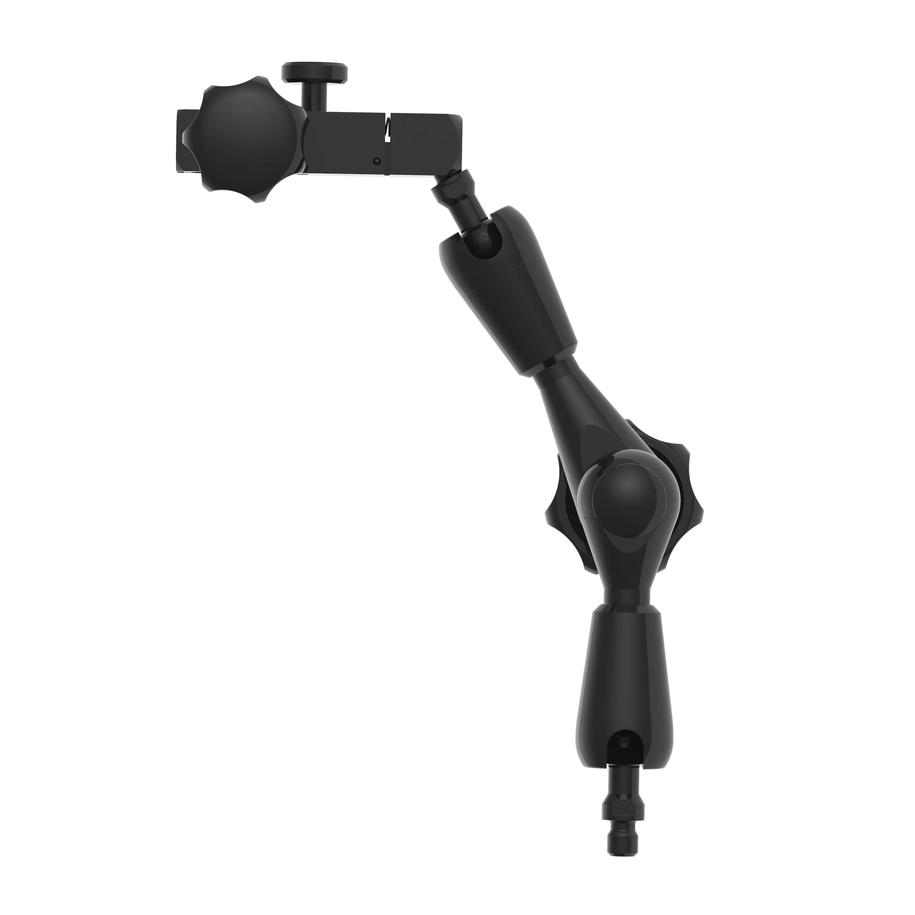 Gelenkarm mit Messmittelaufnahme für Rundlaufprüfgeräte RPG-RPG AL-RPG mini 130mm Vorderansicht