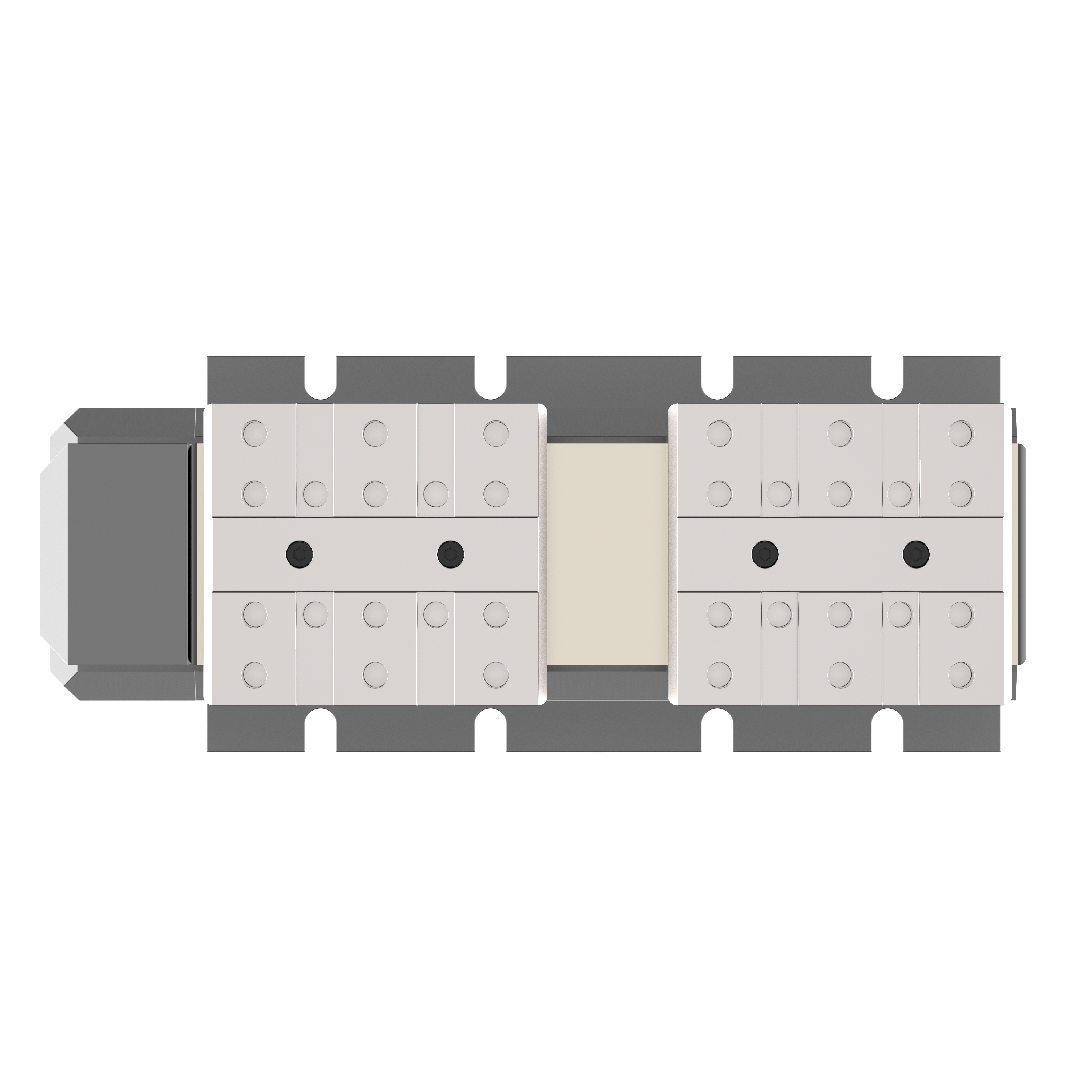Elektromechanischer Zentrischspanner EZC 280-100 von oben