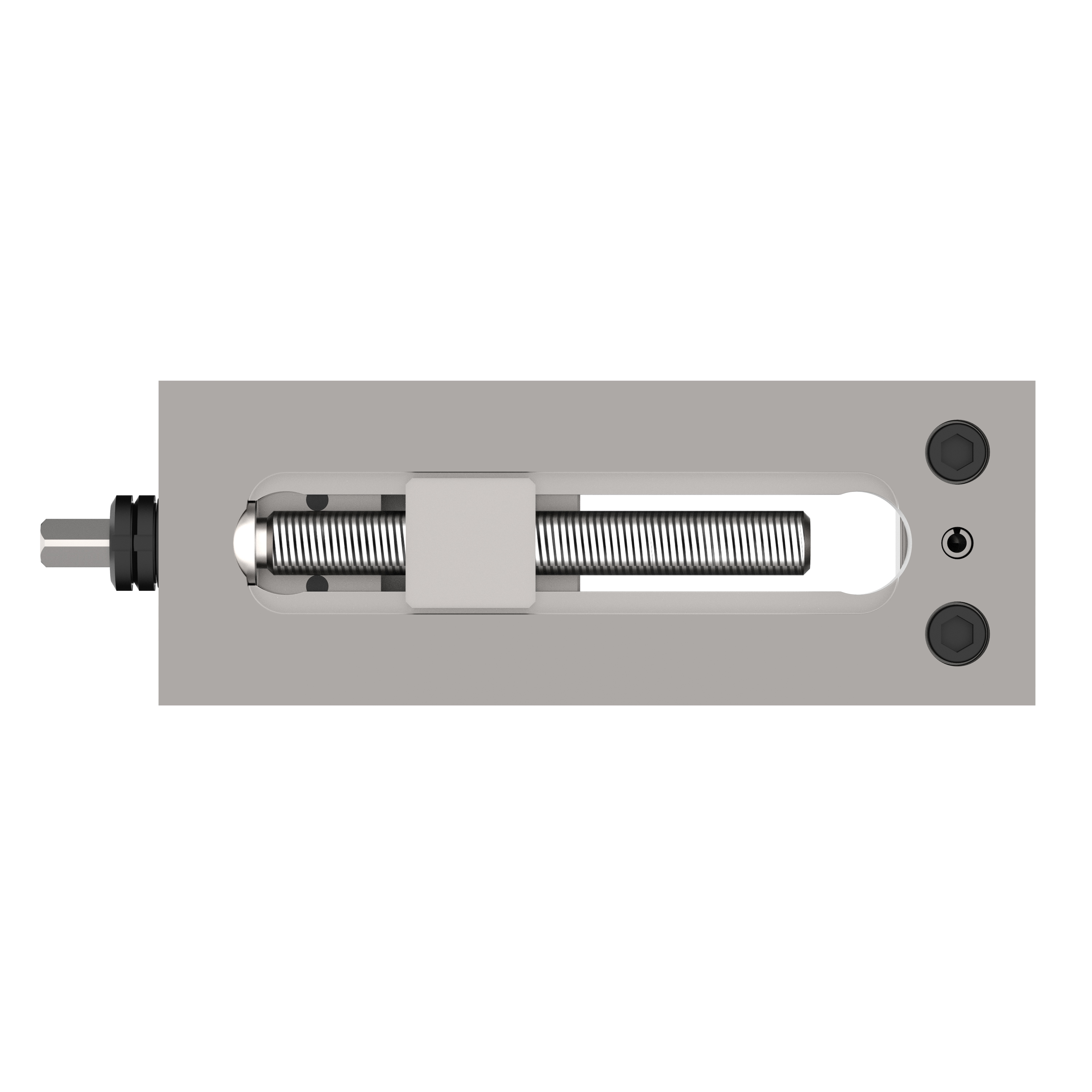 Niederzugschraubstock EHS mit Spindel von unten