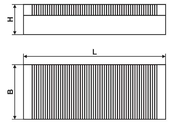 Maße Permanent Magnetspannplatte SPNM
