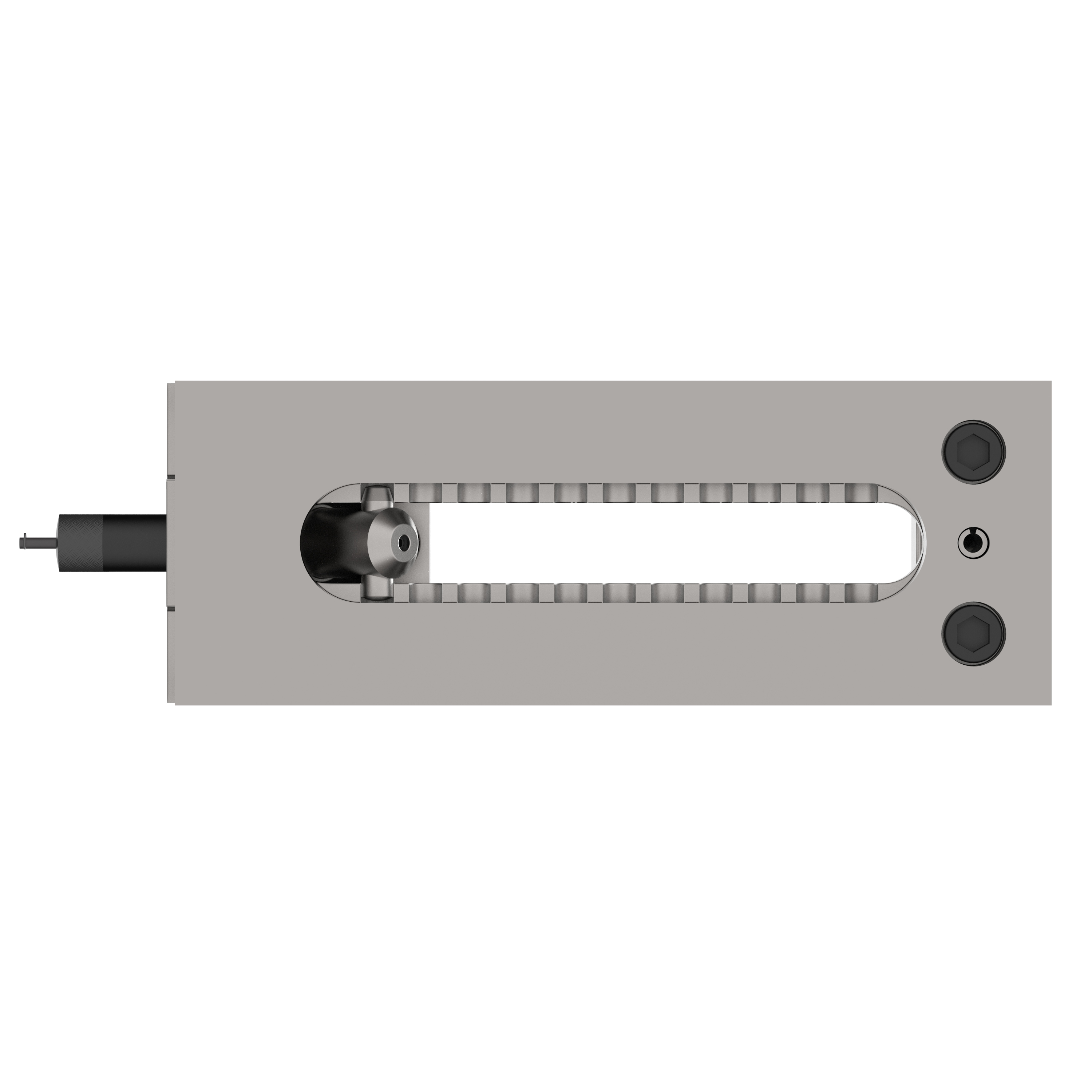 Niederzugschraubstock EHS N ohne Spindel von unten