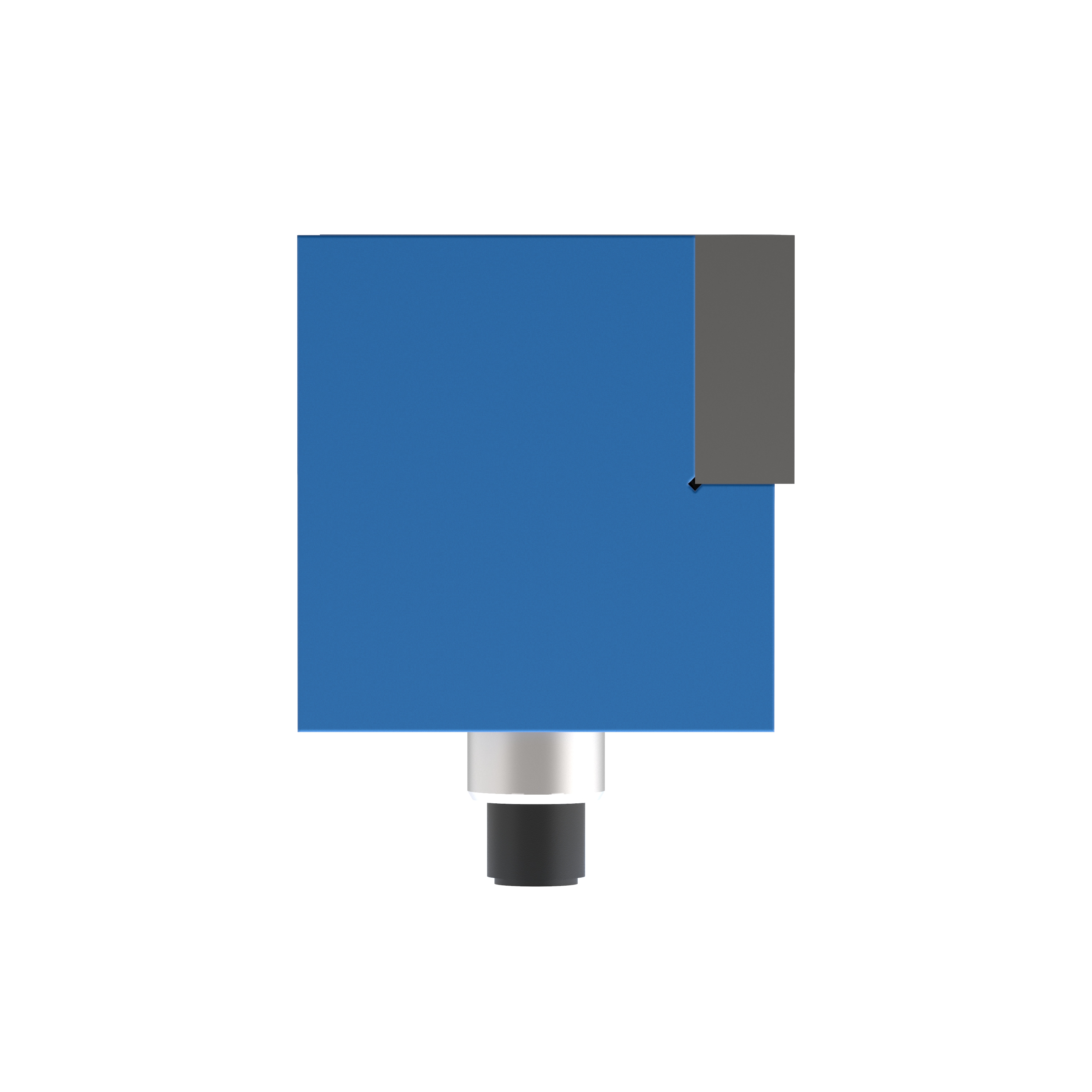 Festblock mit 120° Prisma Vorderansicht