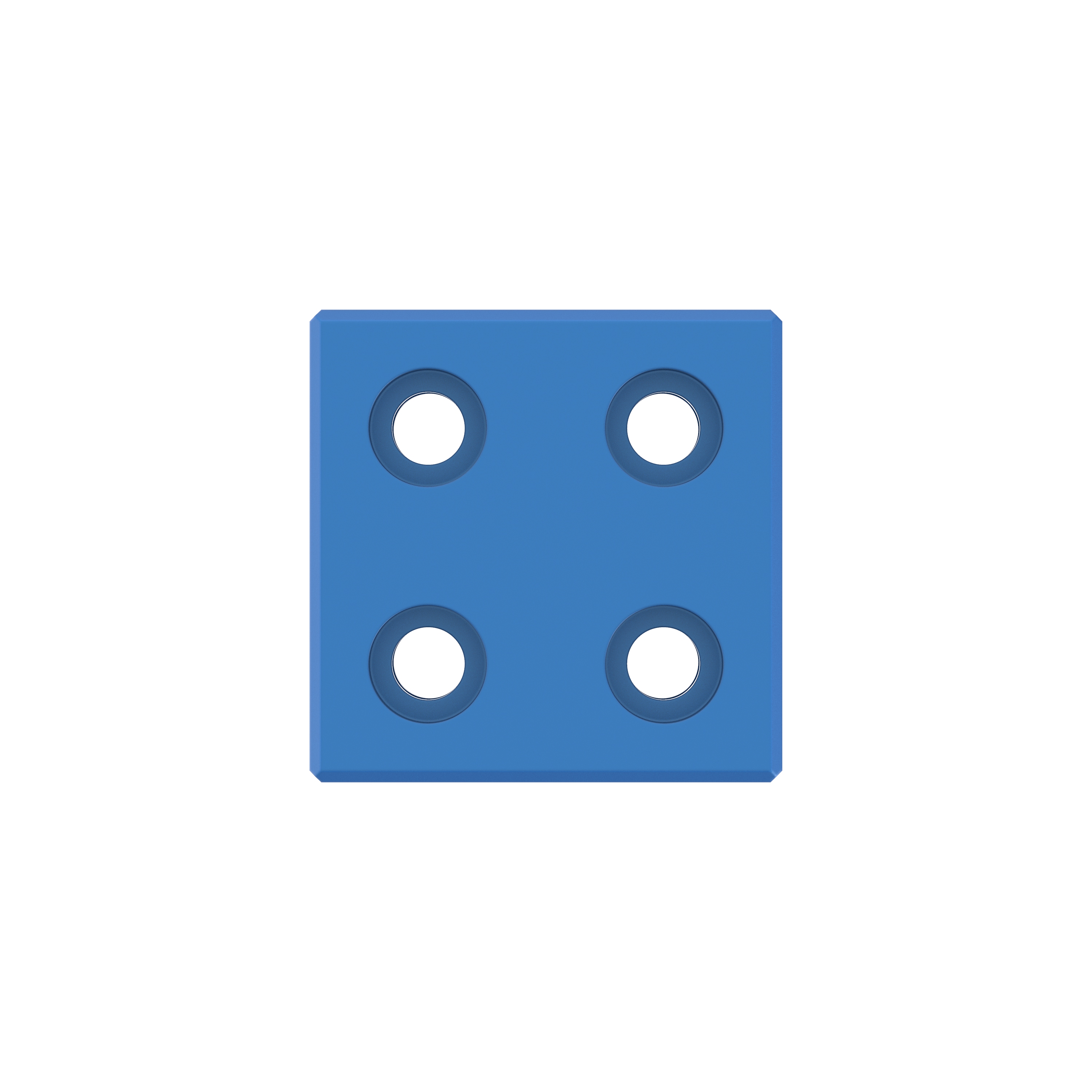 ALUMESS.maxx Platte 40x40 mm von unten