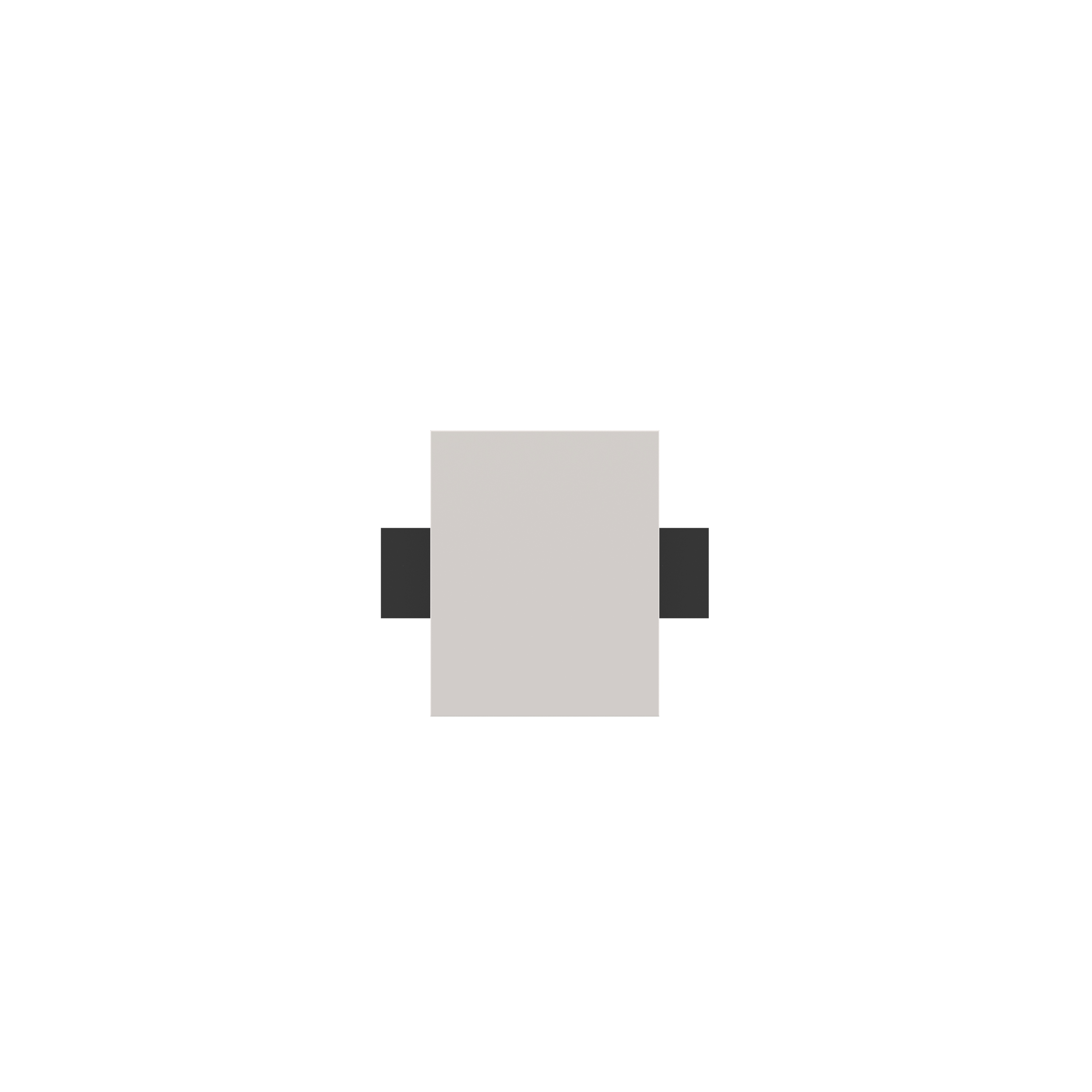 Kontrollprisma, paarweise geschliffen - von oben