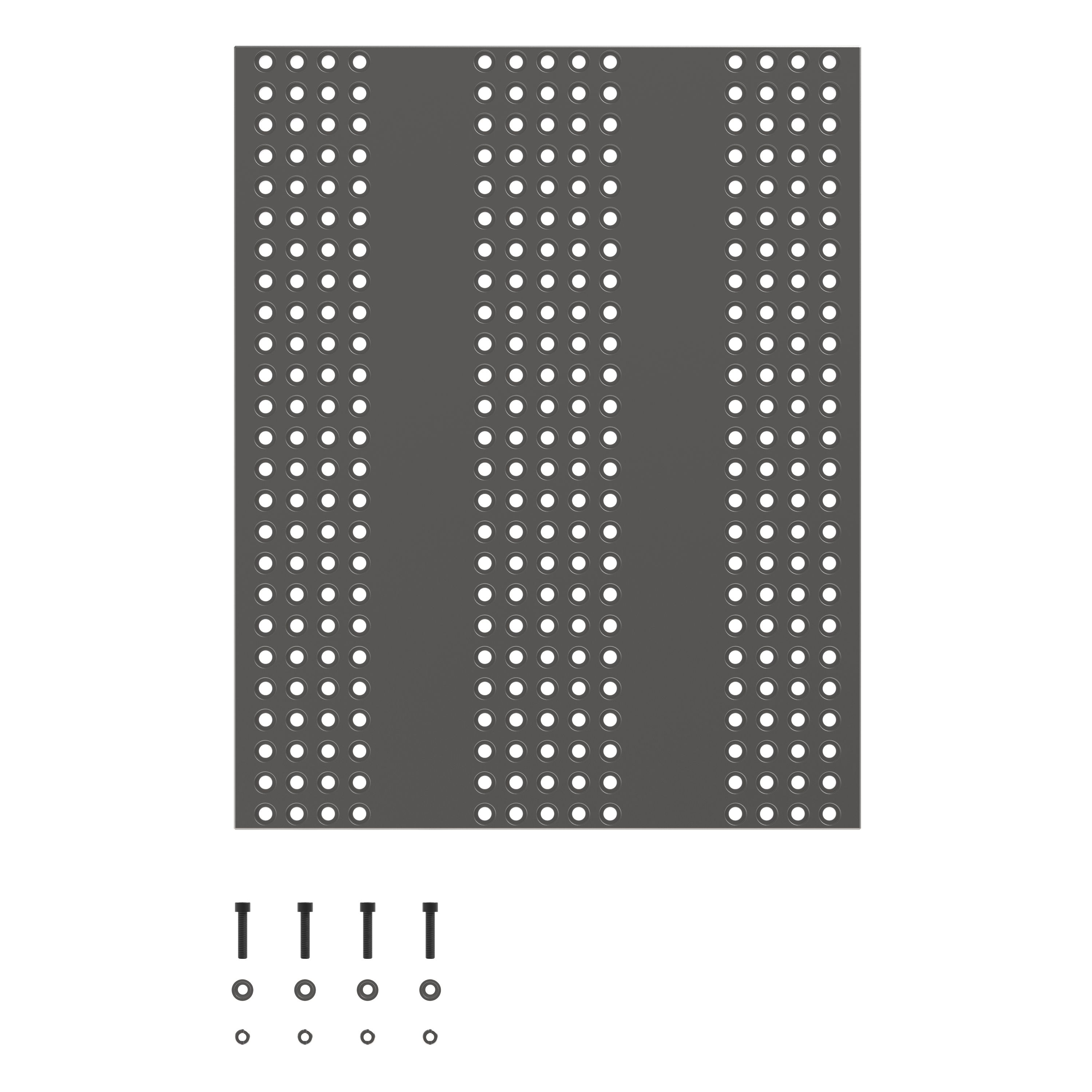 ALUMESS.maxx Aufnahmeplatte 500x400 mm von oben