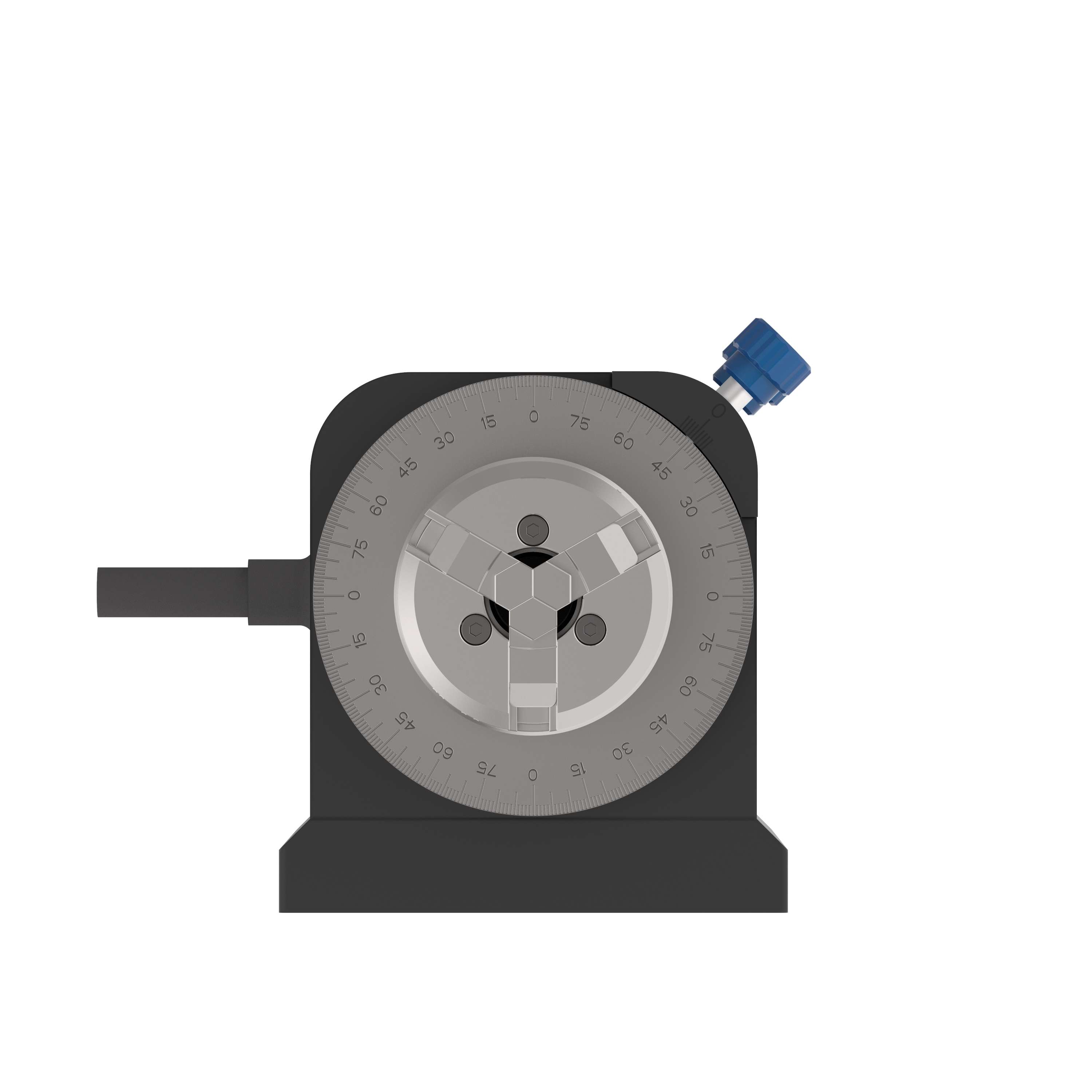 Elektroantrieb für die Präzisions-Dreheinheiten PDE / PDE micro Vorderansicht