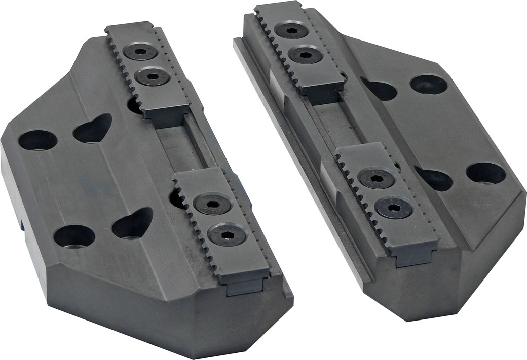 Stufen-Wendebacken mit Gripleisten, kundenspezifisch