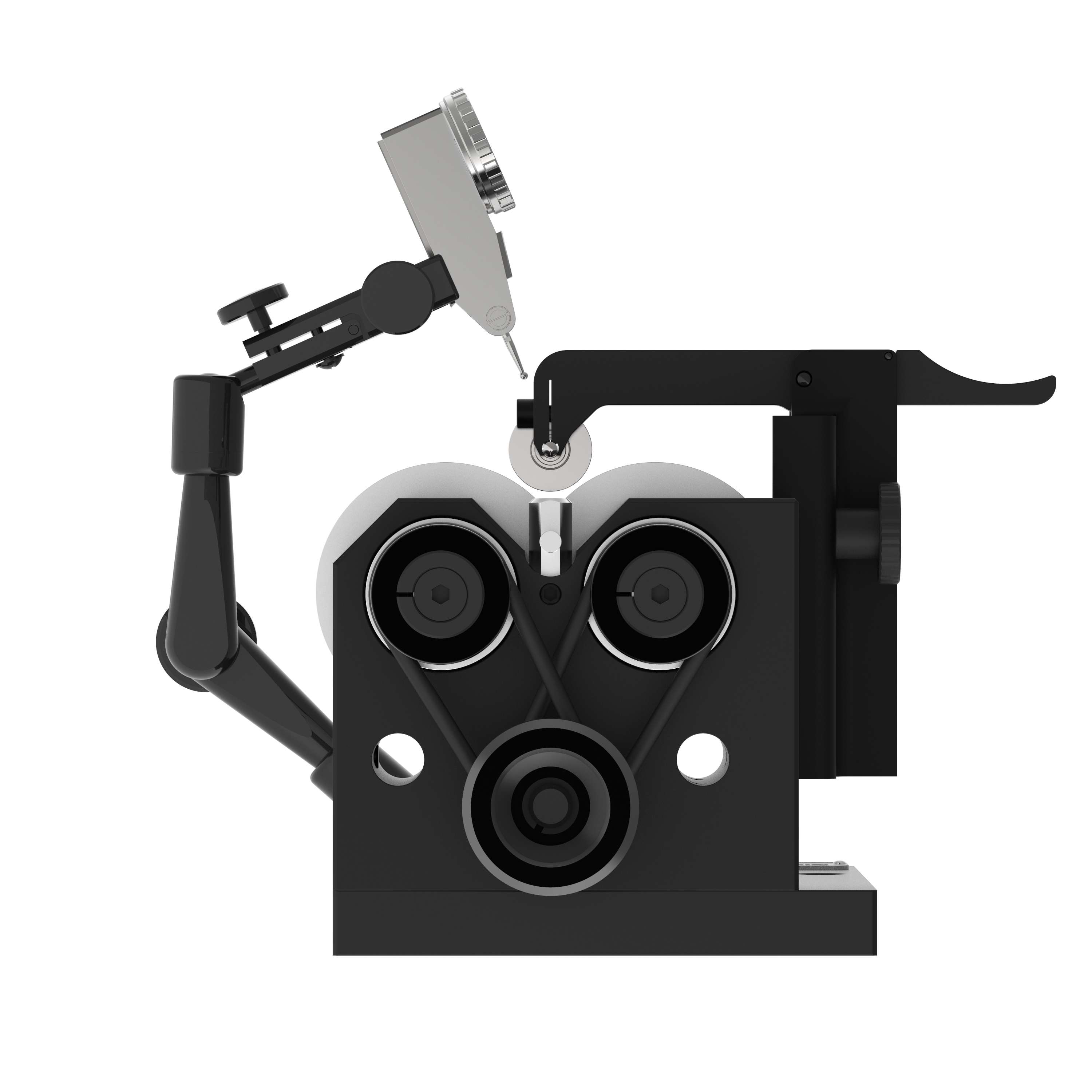 Rundlaufprüfgerät RPG 0825 AL Rückansicht