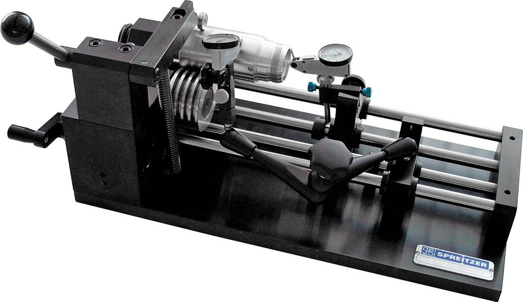 Rundlaufprüfgerät RPG 35100 mit Kundenwerkstück