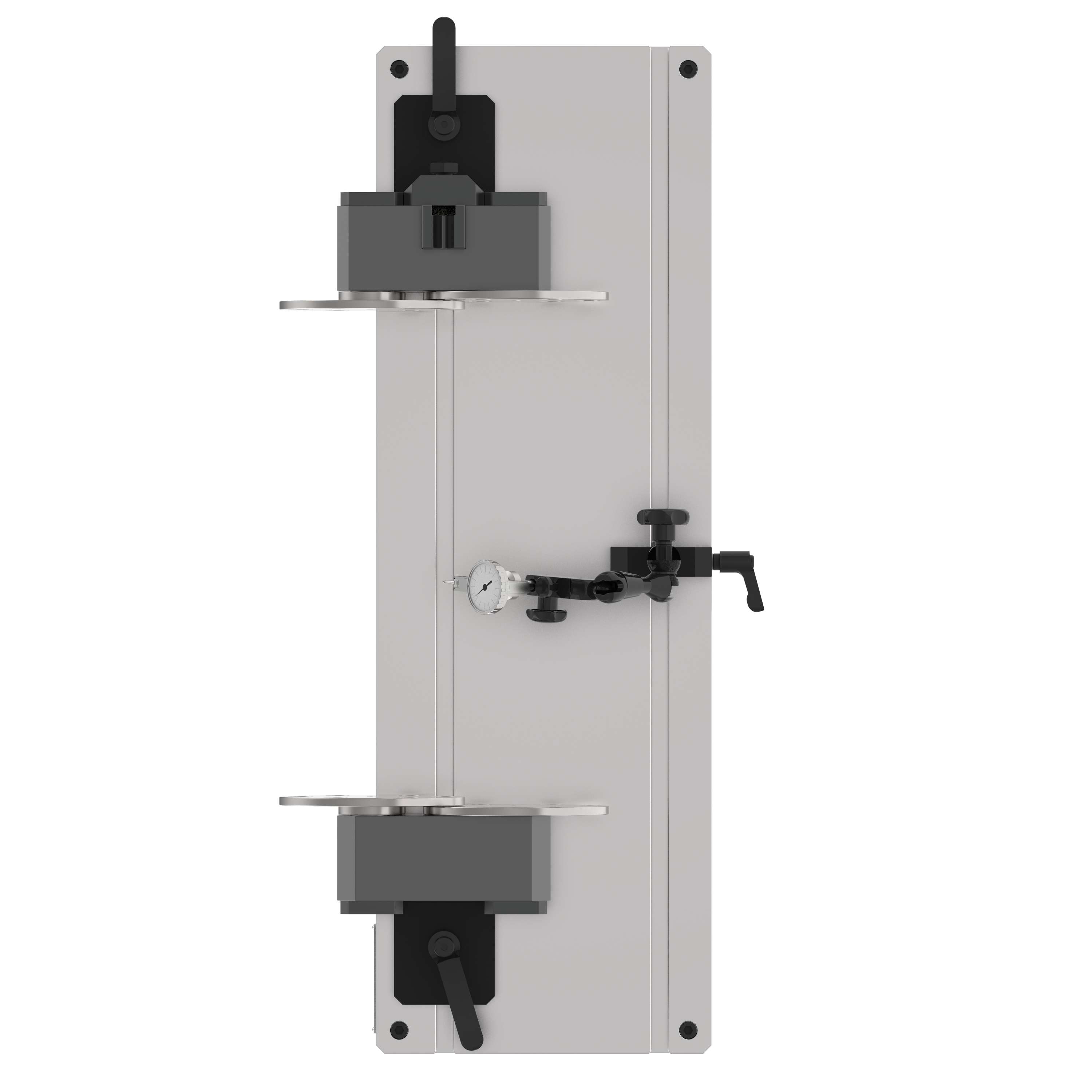 Rundlaufprüfgerät RPGR 600 mit Abrollböcken von oben