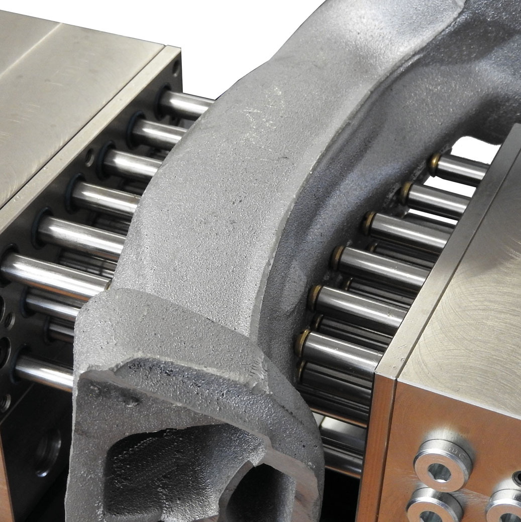 Anwendungsbeispiel Werkstückspannung mit Stößelbacken