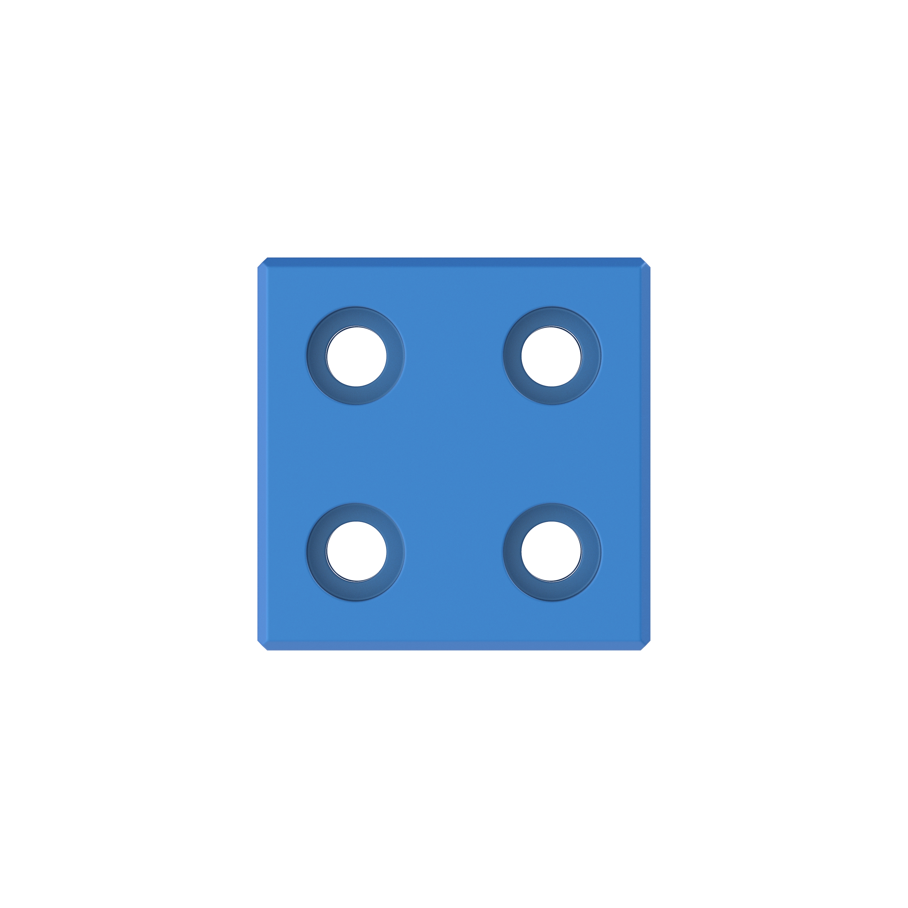 ALUMESS.maxx Platte 40x40 mm von oben