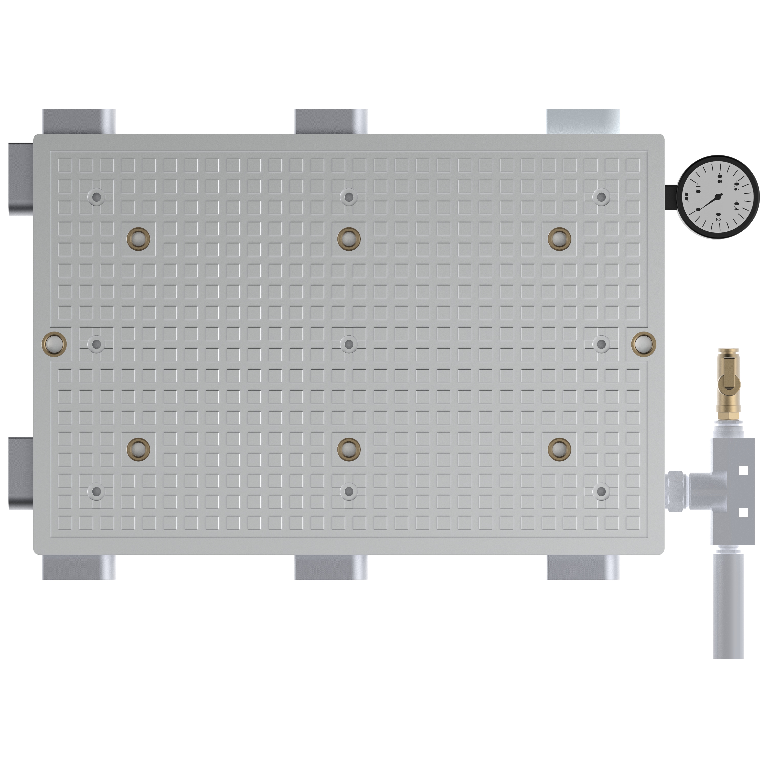 Vakuumplatte SPVPL Pro Nr. B900501280-GS von oben