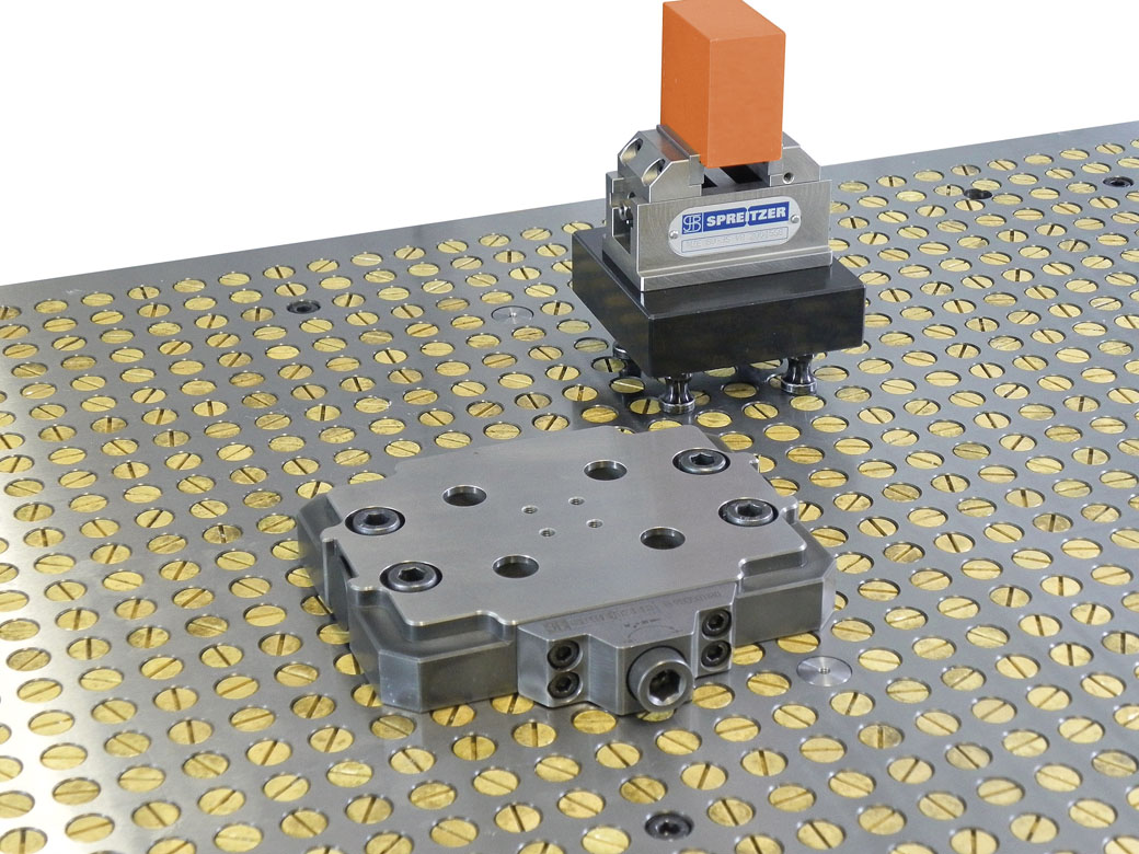 Aufbaubeispiel 4-fach Spanneinheit ZPS