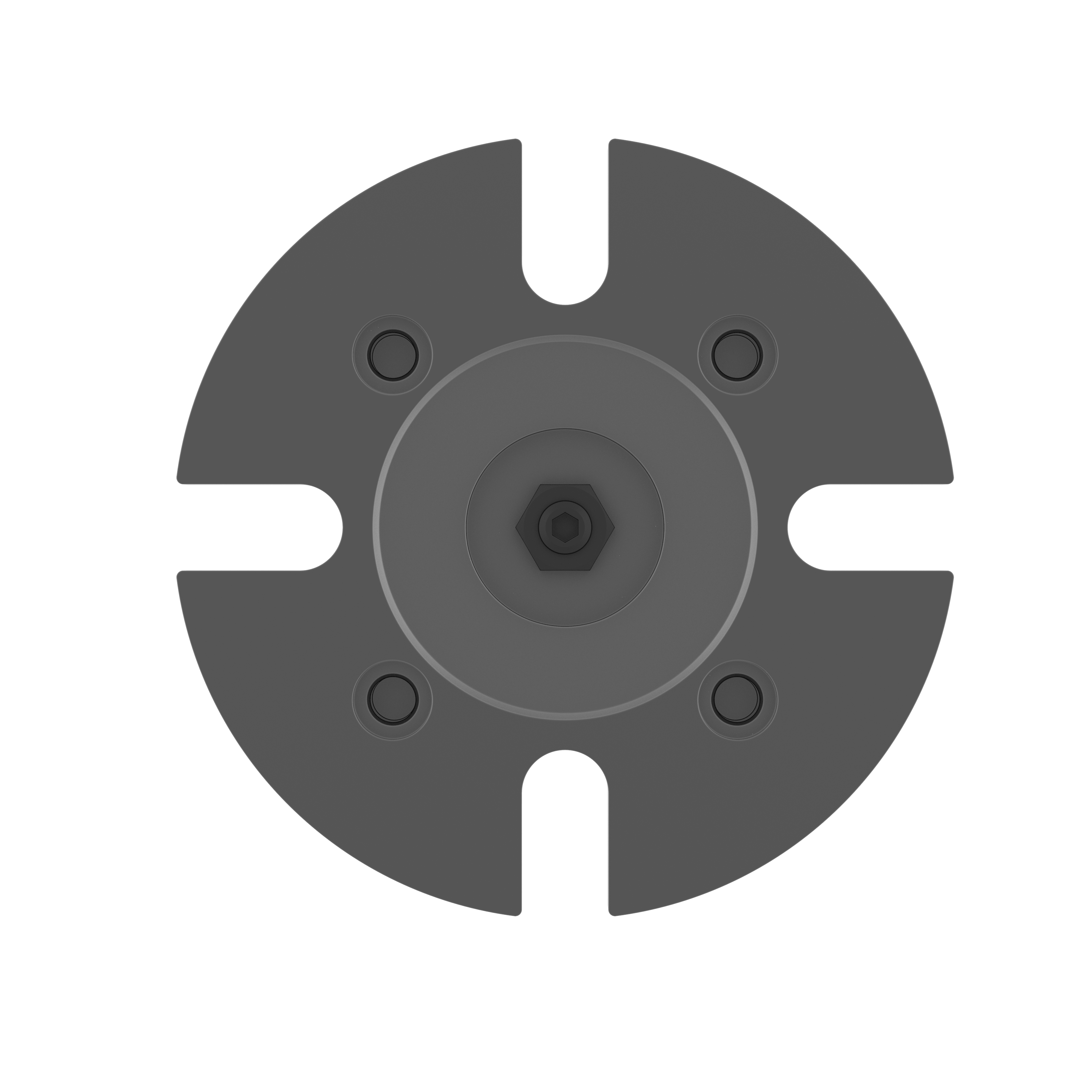 Spannzangenfutter ER 32-5X von unten
