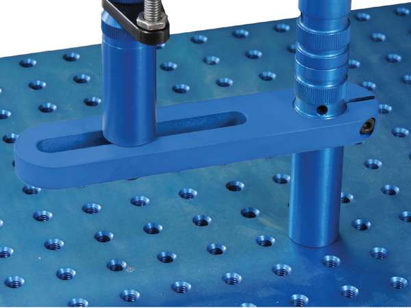 Aufbaubeispiel ALUMESS.maxx Trägerleiste auf Palette