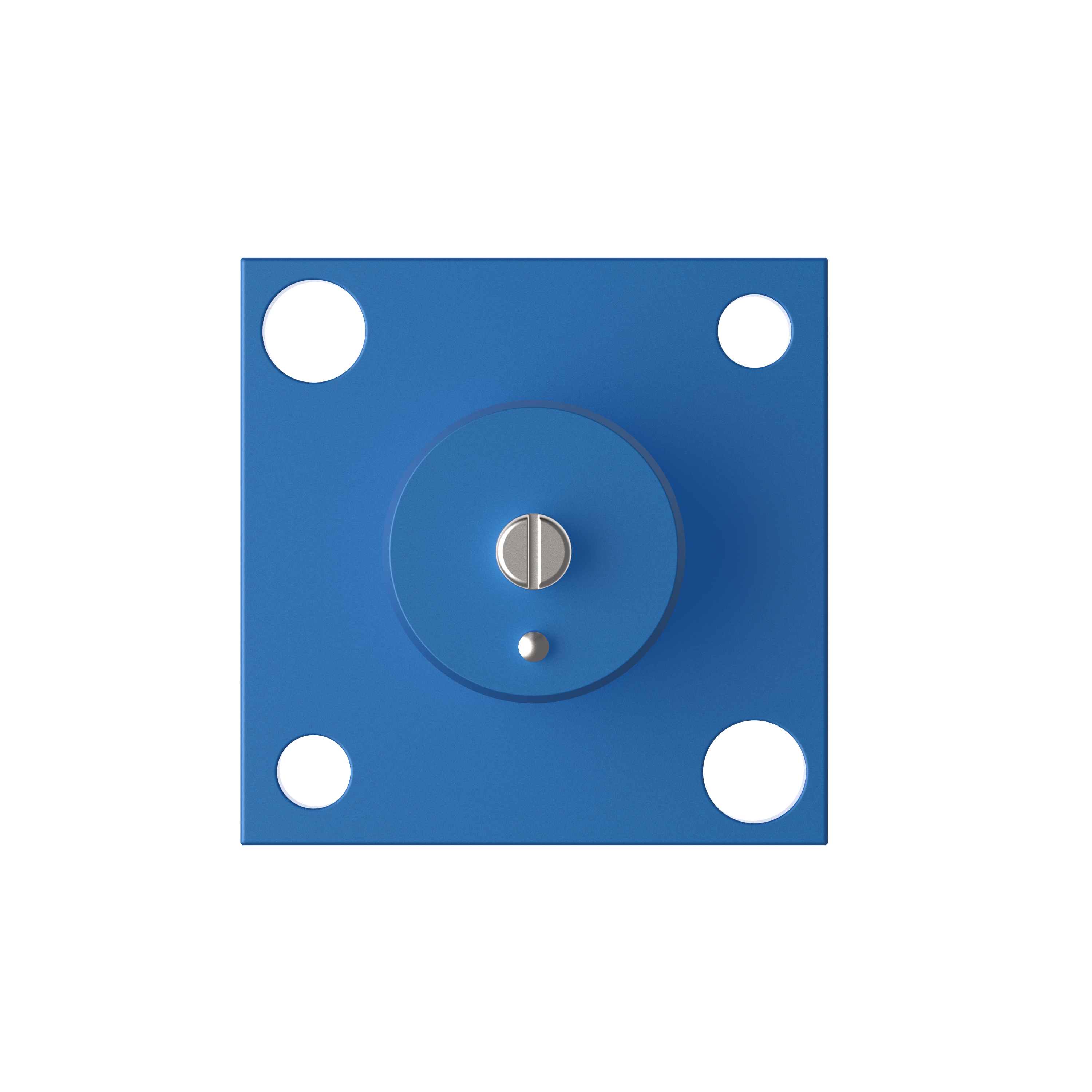 ALUMESS.basic Grundplatte für Anschlussbolzen von oben