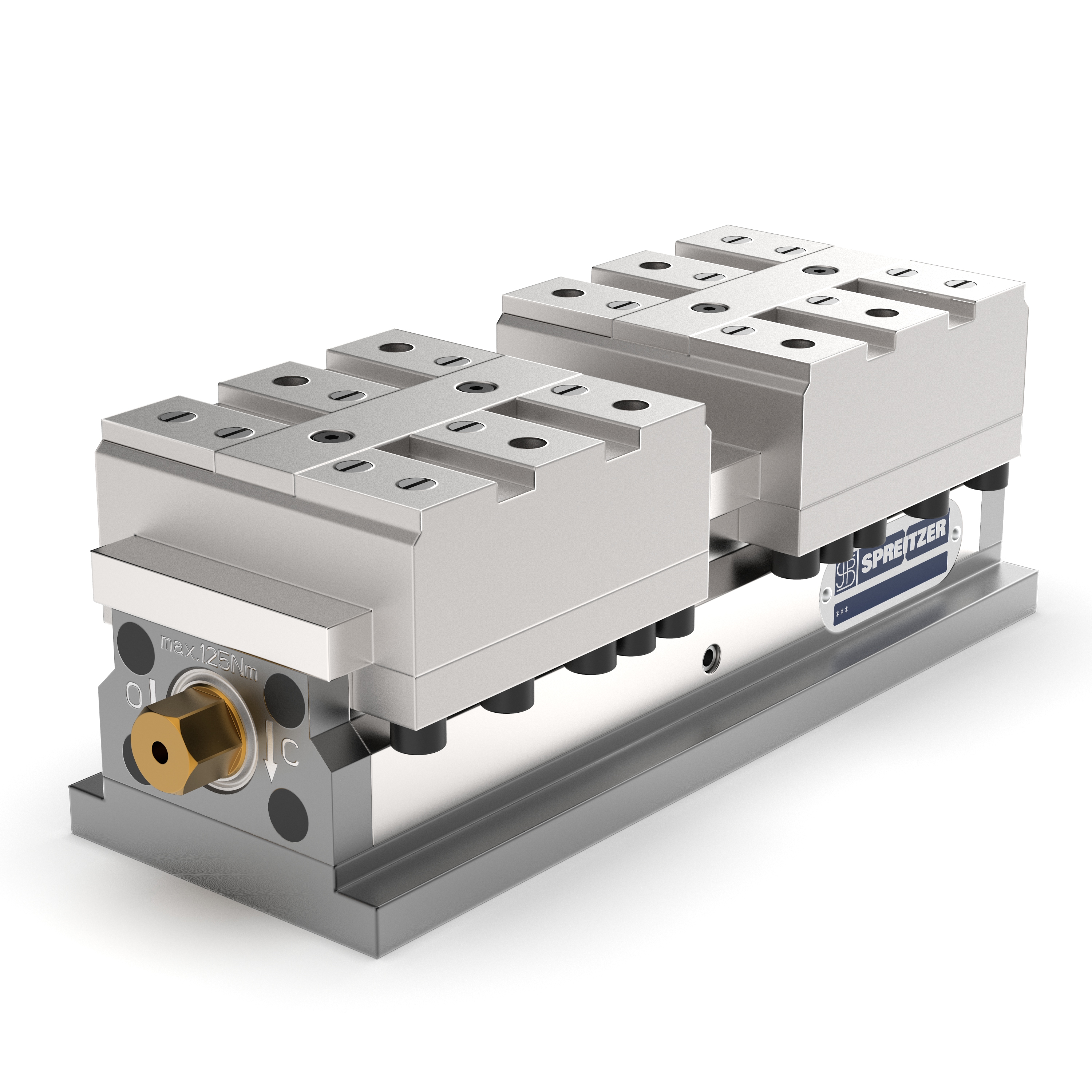Zentrischspanner MZC 220-80 E ohne Stufen-Wendebacken