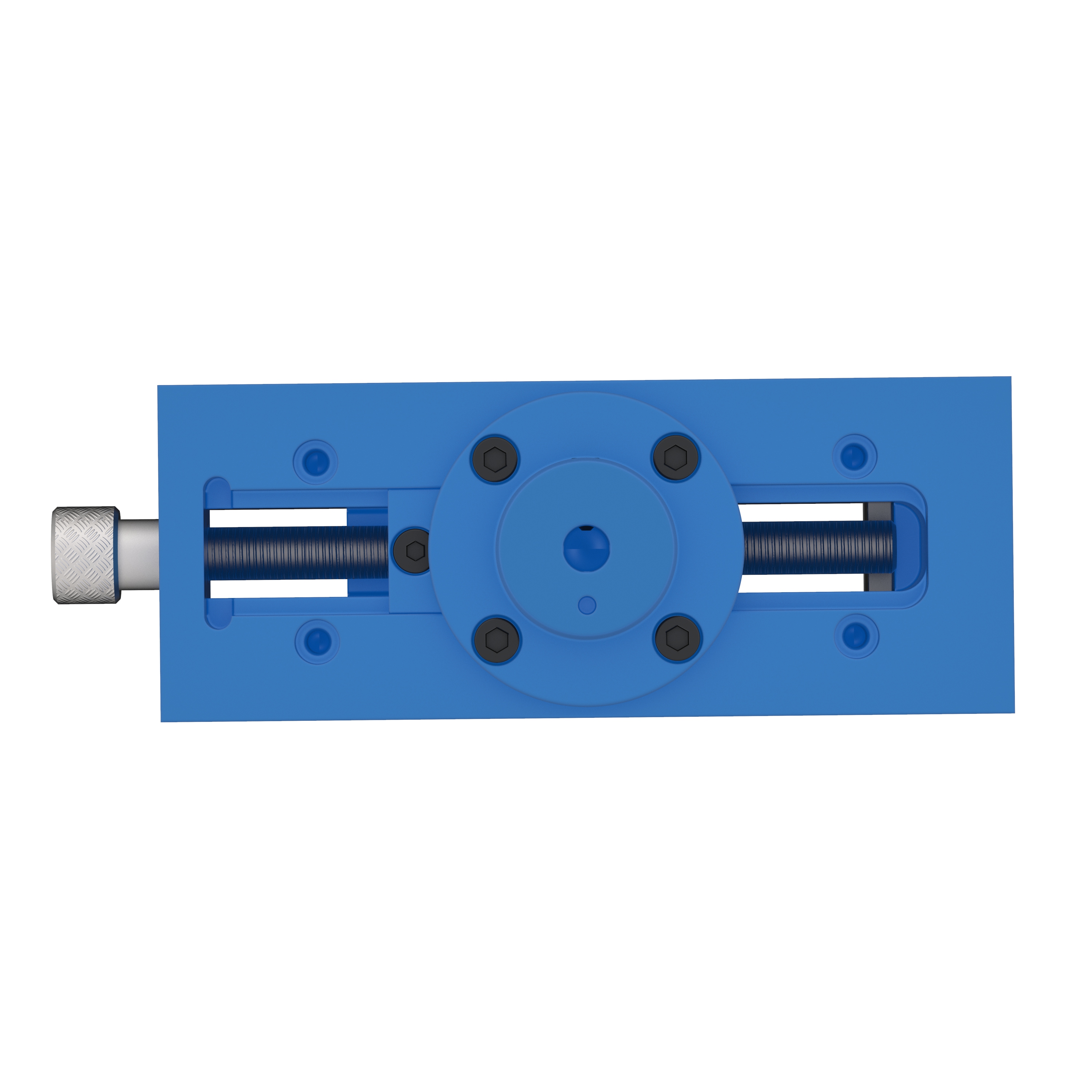 ALUMESS.basic Spindelschraubstock SP 75 AL von unten