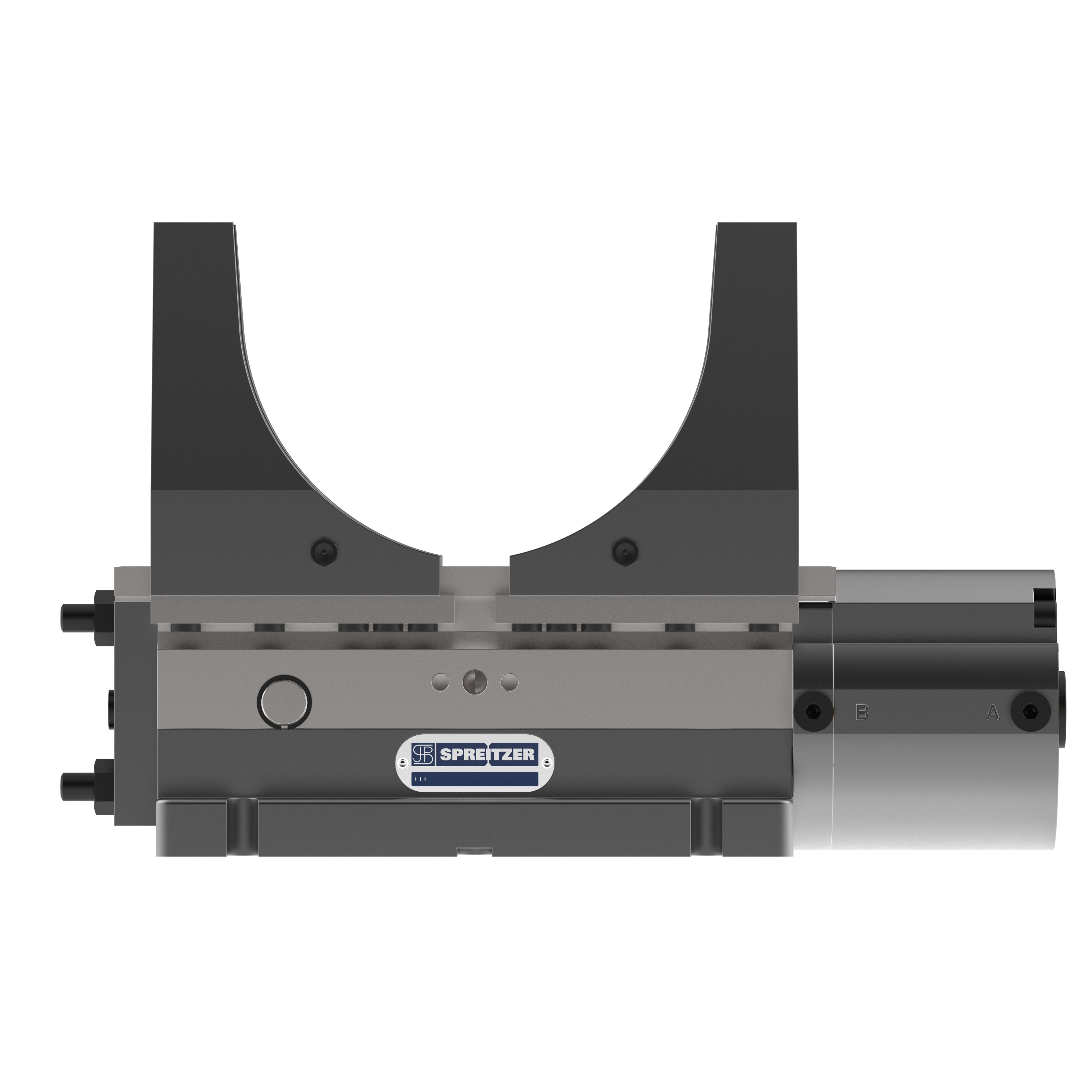 Hydraulischer Zentrischspanner HZS 250-100 D Vorderansicht