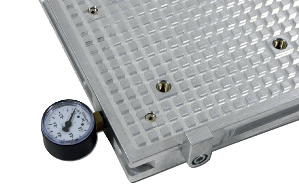 Vakuumplatte SPVPL Pro mit Manometer