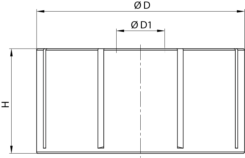 Planzeichnung Spannzange MK Nr. B900501186