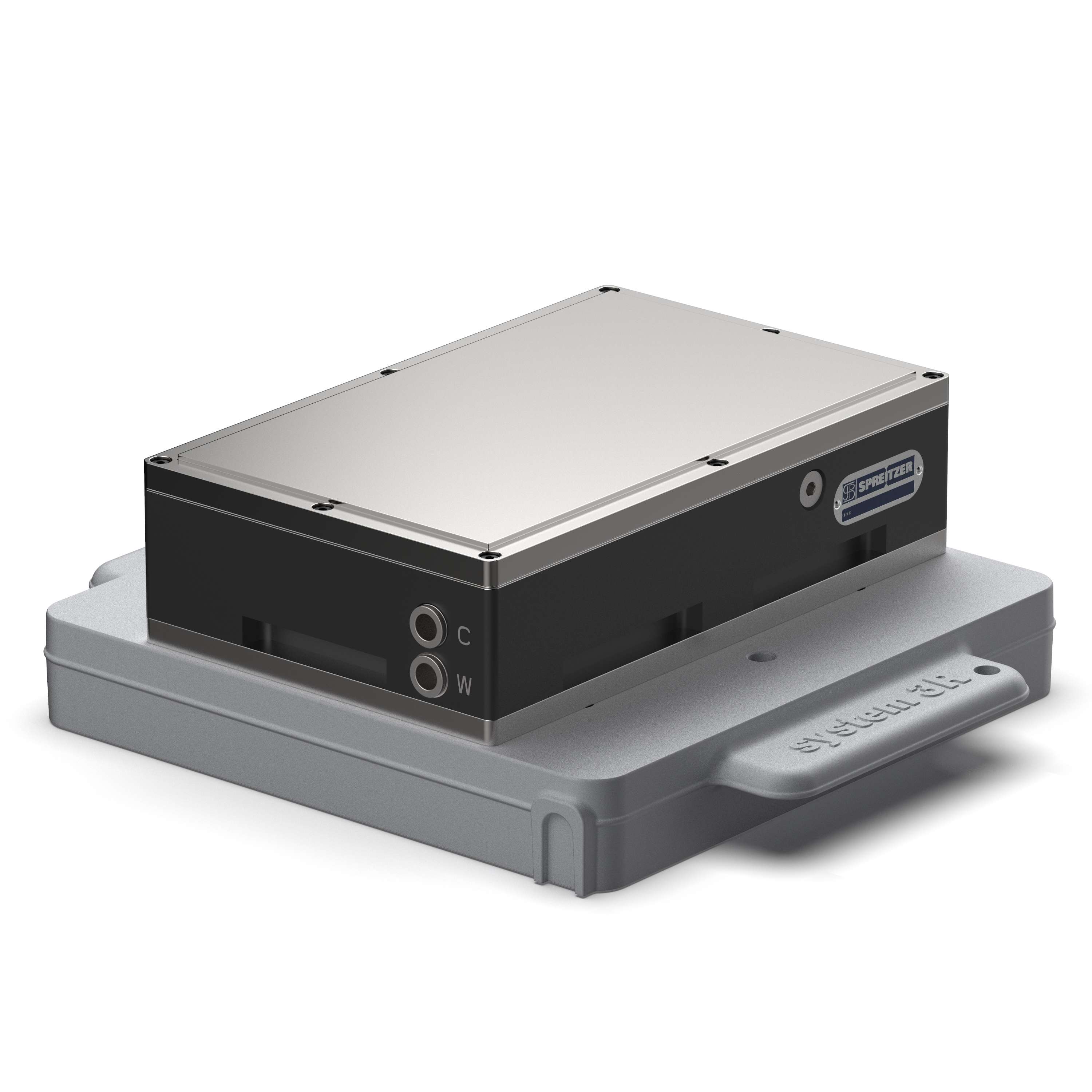 Gefrierspannplatte SPGF auf Dynafix Referenzsystem