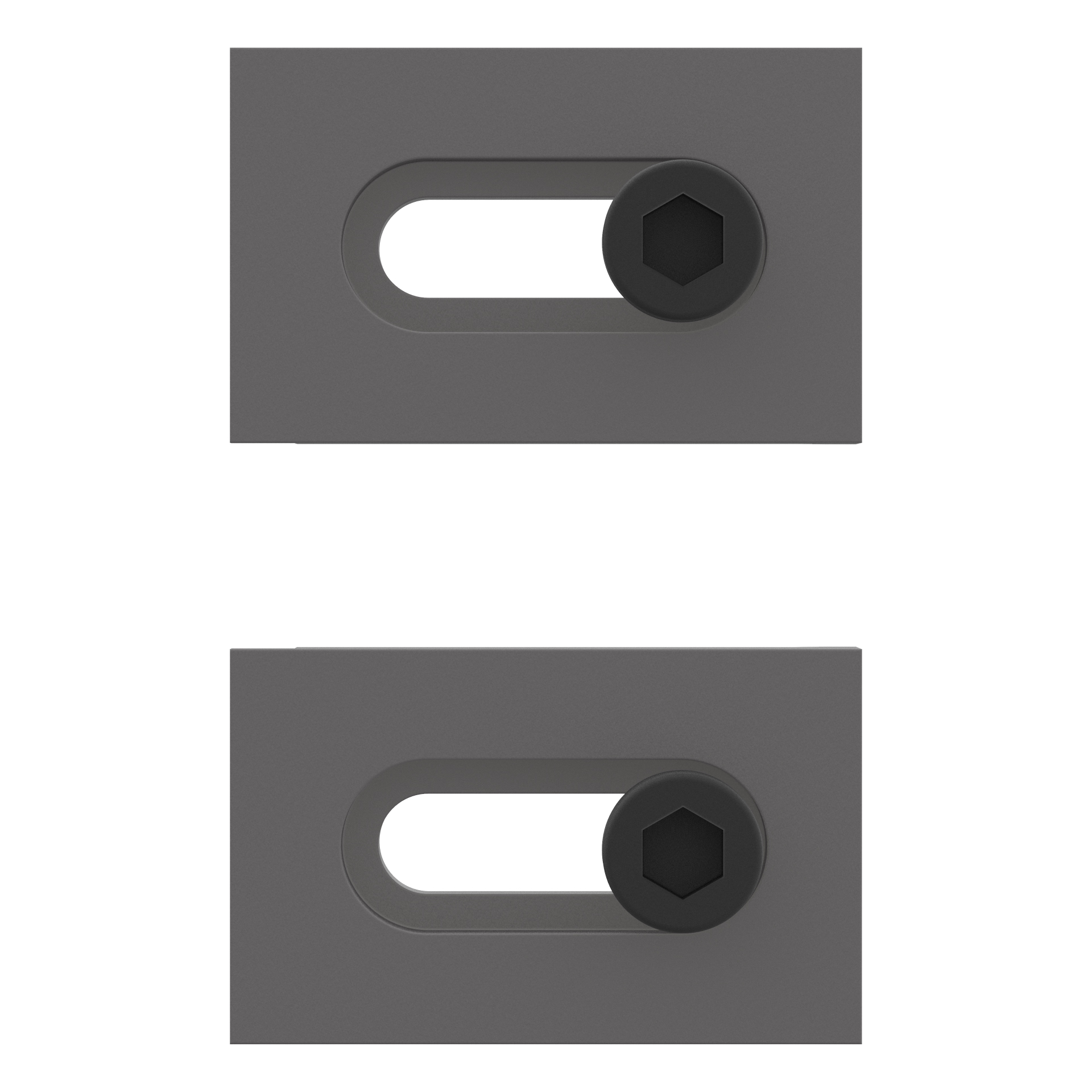 ALUMESS.optic Befestigungsset Nr. B502000016 von oben